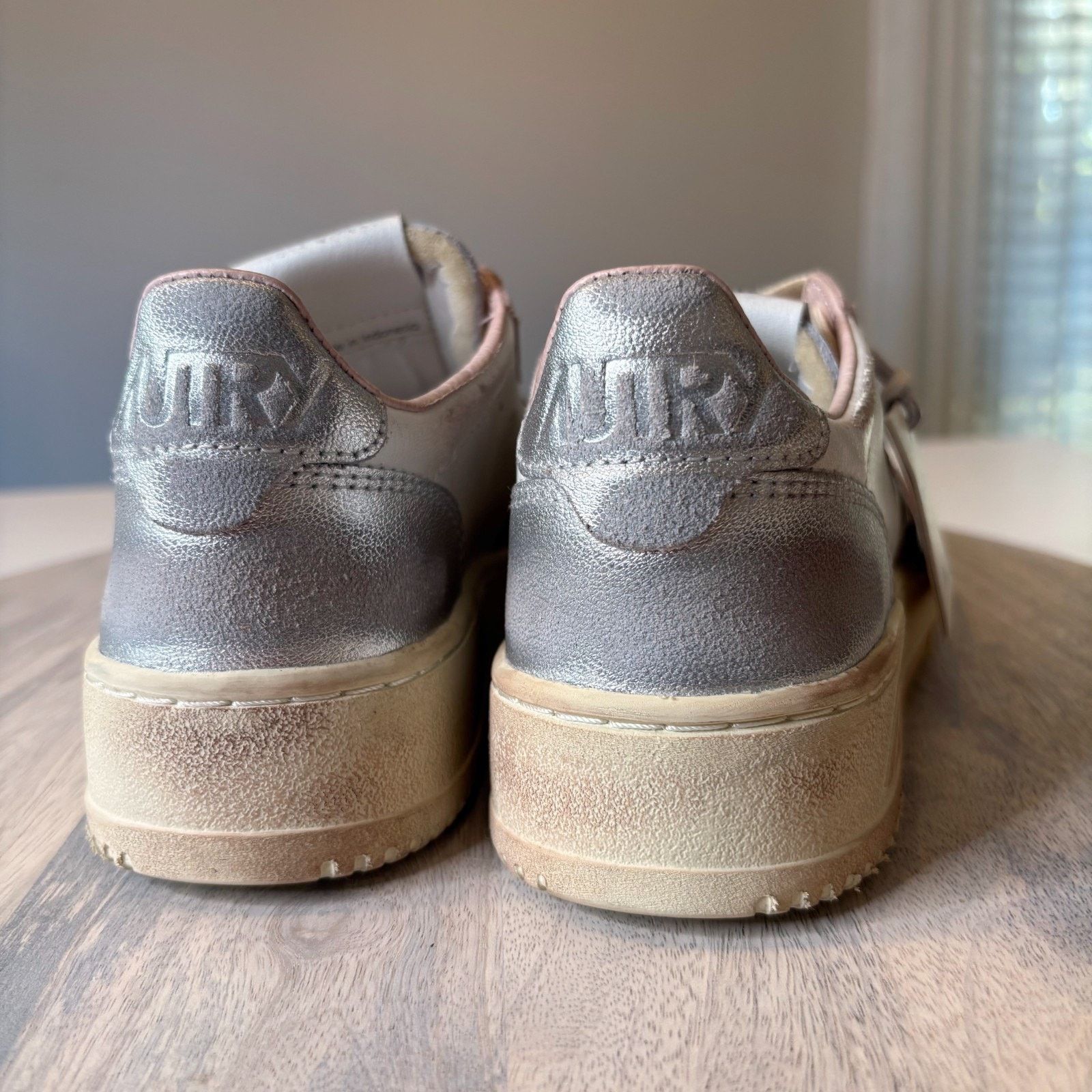 AUTRY Autry Super Vintage Pink White Beige Sneakers Women’s Sz 36 Size US 6 / IT 36 - 8 Thumbnail