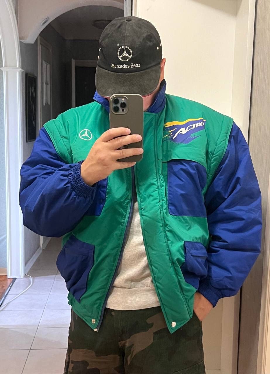 Mercedes-Benz Vintage Mercedes Benz Actros Trucks Racing Jacket Vest 90s Size US XL / EU 56 / 4 - 14 Thumbnail