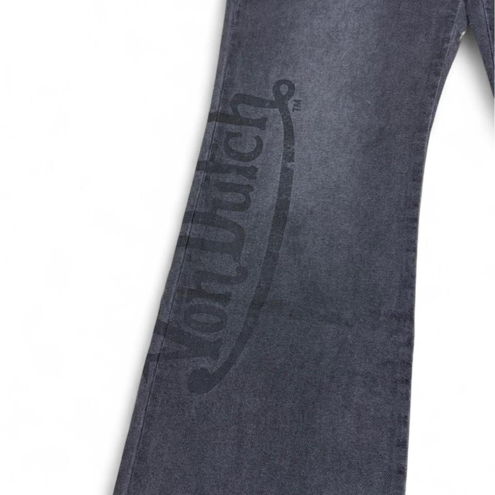 Von Dutch Von Dutch black denim jeans with patchwork design Size 32" / US 10 / IT 46 - 5 Thumbnail