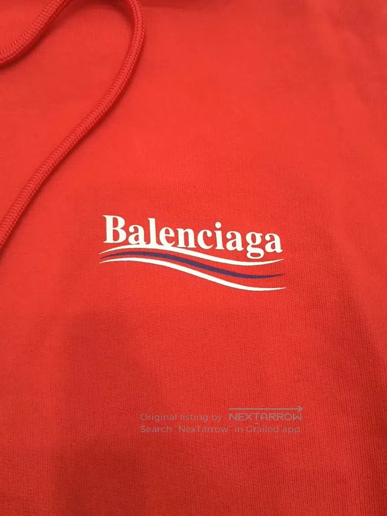 Balenciaga Balenciaga Coke wavy hooded long-sleeved sweater Size US L / EU 52-54 / 3 - 4 Thumbnail