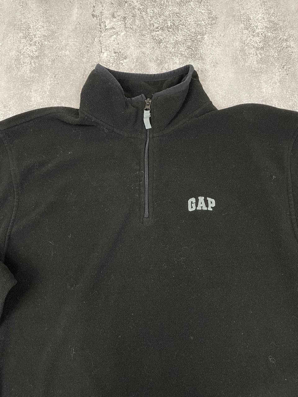 Gap GAP Men Fleece Half Zip Pullover Jacket Black Size XL Size US XL / EU 56 / 4 - 2 Thumbnail