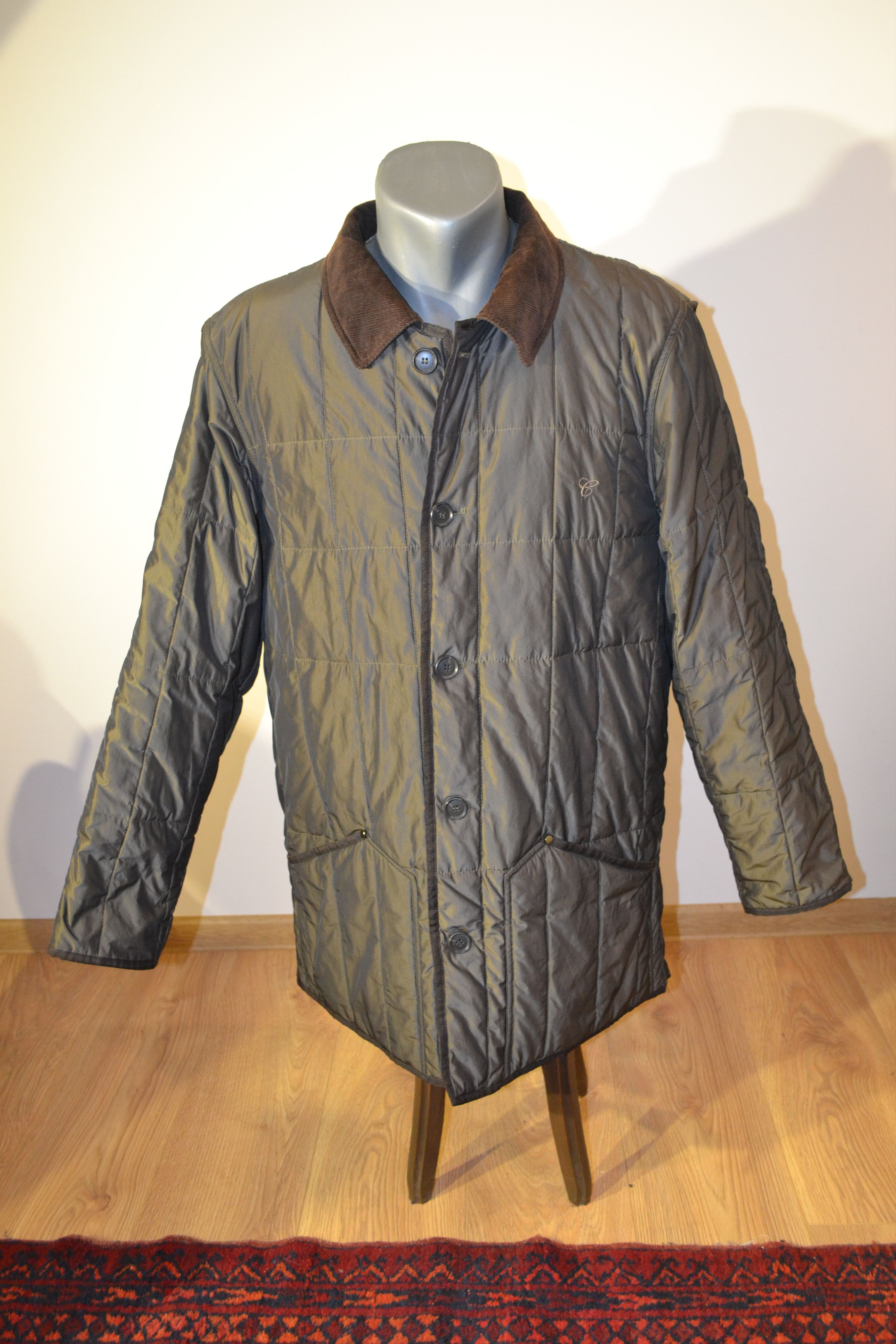 Carlo Colucci Jacket Carlo Colucci Vintage Olive | Rare 90s Men’s Classic Size US L / EU 52-54 / 3 - 2 Thumbnail