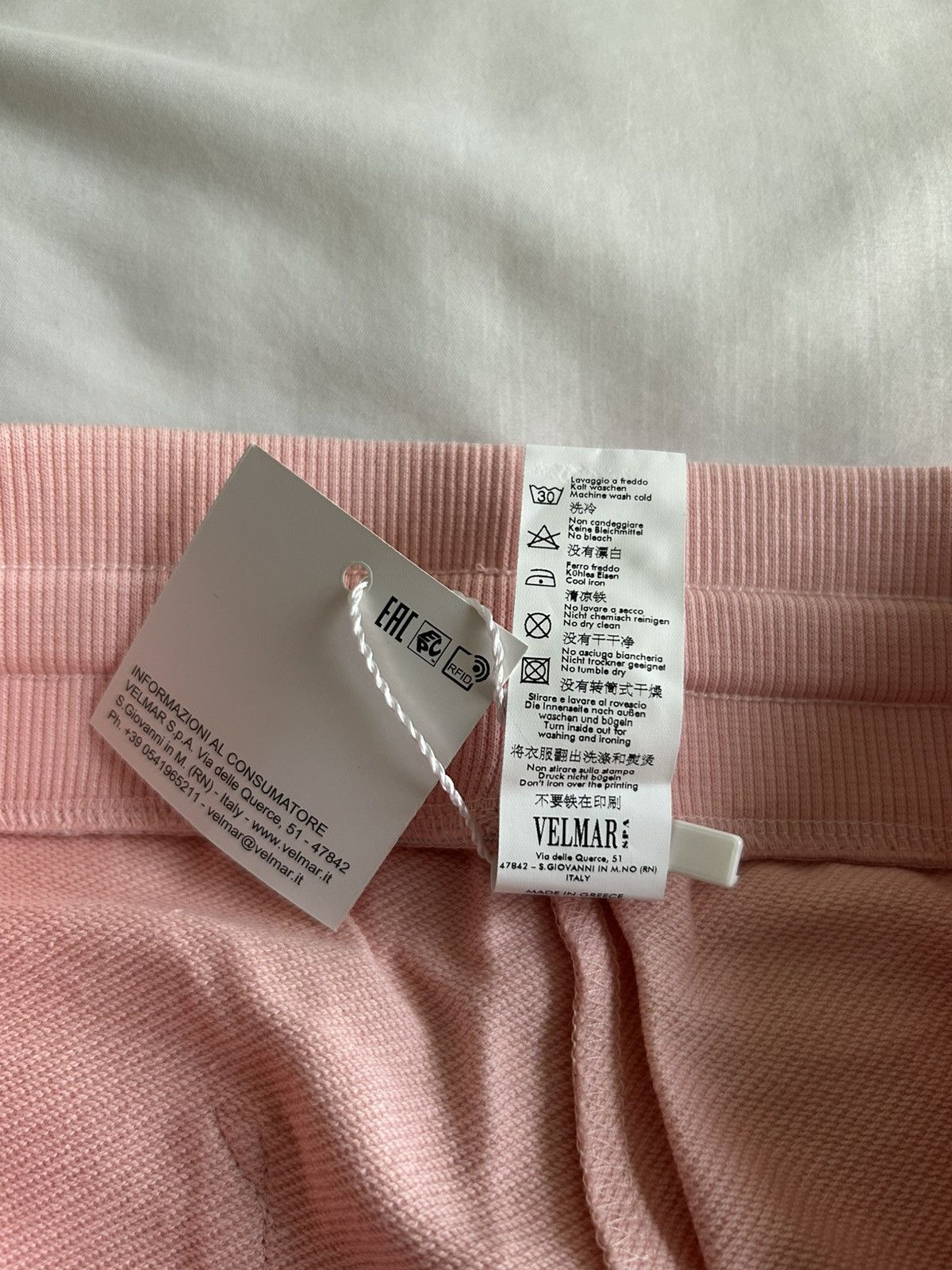 Moschino Moschino Sweatpants Underwear Pink Tape Logo Striped Greece Size US 32 / EU 48 - 9 Thumbnail