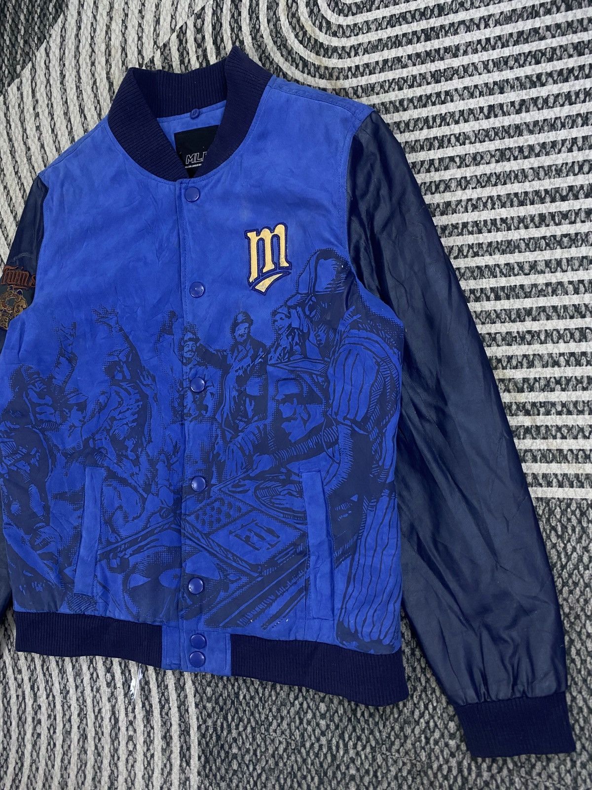 MLB Vintage MLB Minesota Twin Graphic Varsity Jacket Blue Jacket Size US M / EU 48-50 / 2 - 4 Thumbnail
