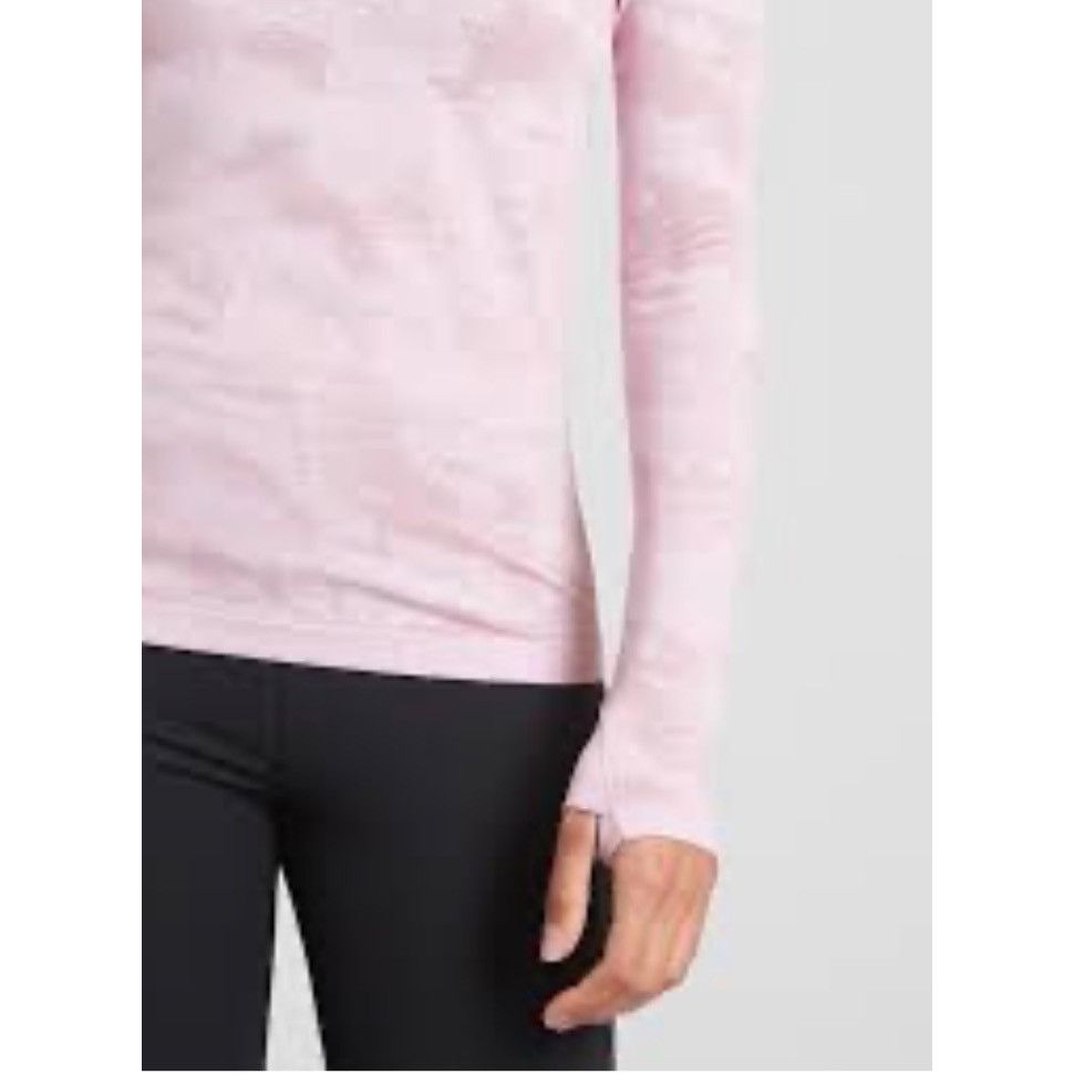 Athleta Athleta Womens Long Sleeve Seamless Top Pink Camo Print Size Size S / US 4 / IT 40 - 8 Thumbnail