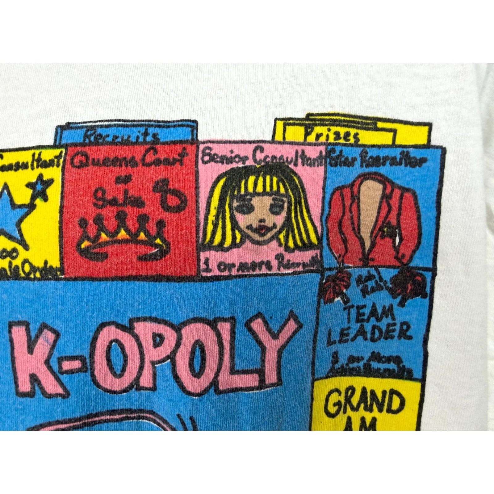Delta VINTAGE Mary K-Opoly T-Shirt 90s XL Unisex Adults White Cotton Graphic Print Shirt Mens Womens Size US XL / EU 56 / 4 - 4 Thumbnail