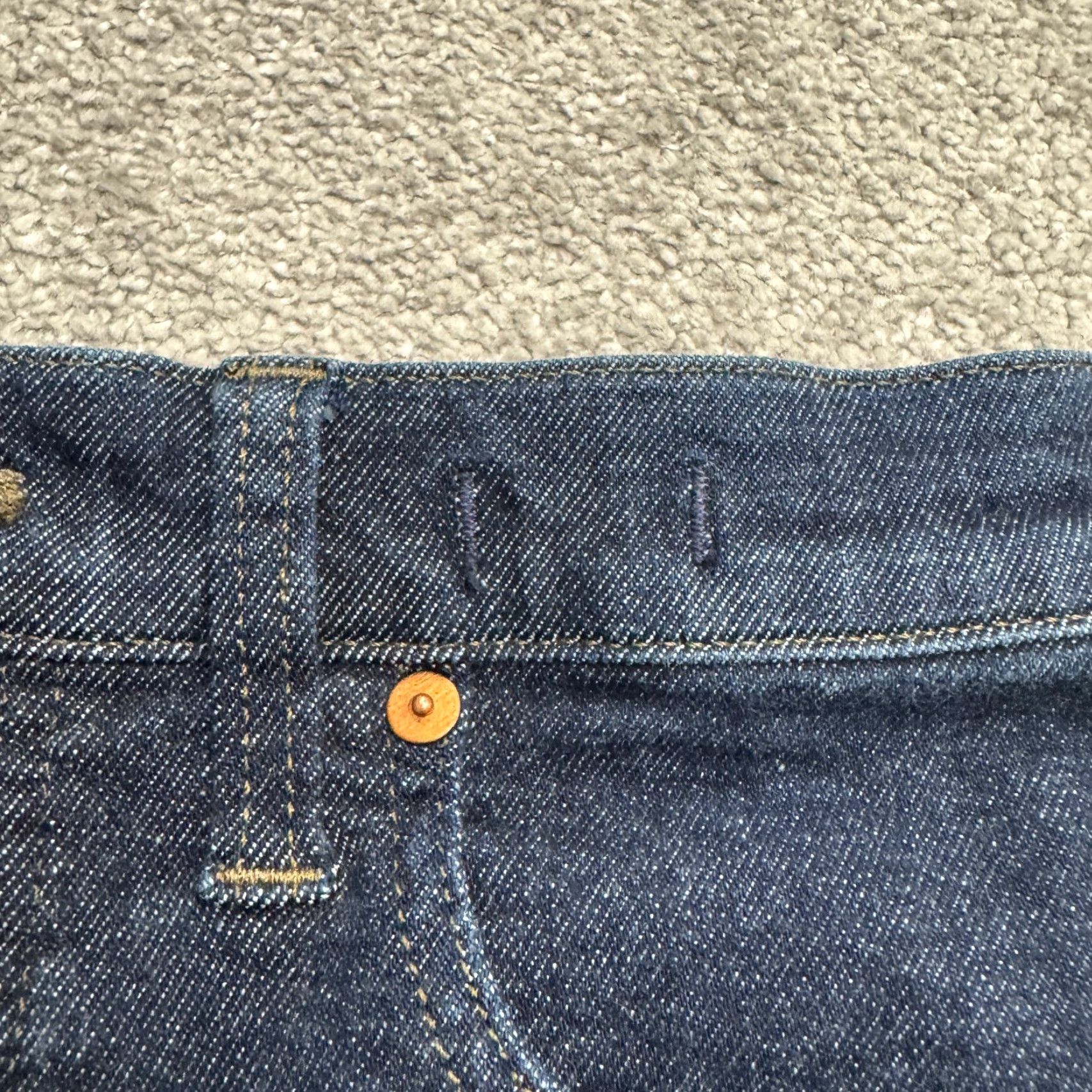 Madewell Madewell Denim Jeans Women 28 Blue Dark Wash Straight 28x28 Vintage No Size 28" / US 6 / IT 42 - 3 Thumbnail