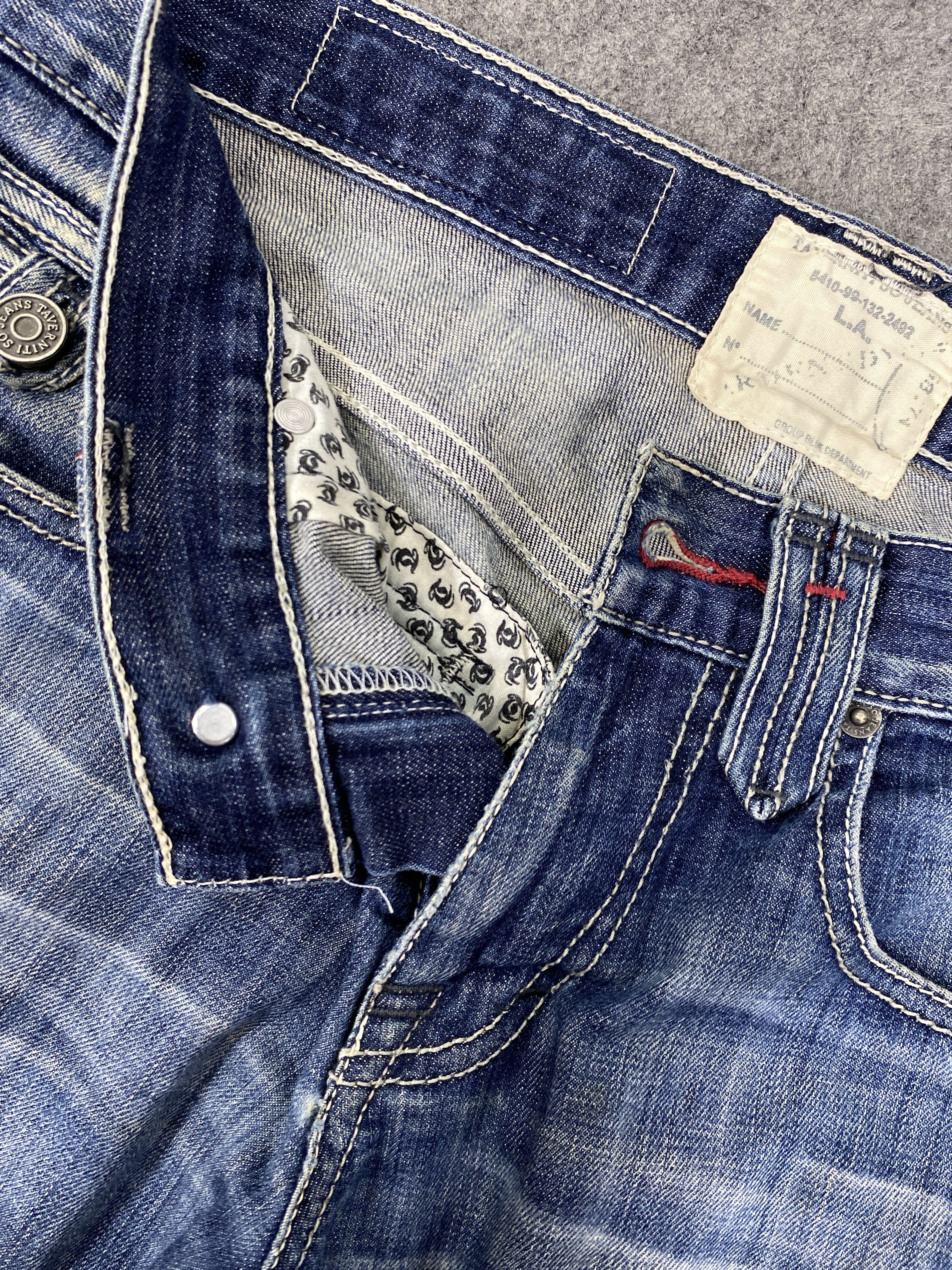 If Six Was Nine Vintage Jimmy Tavertini Flare Jeans 31x30 - JN3273 Size US 31 - 7 Thumbnail