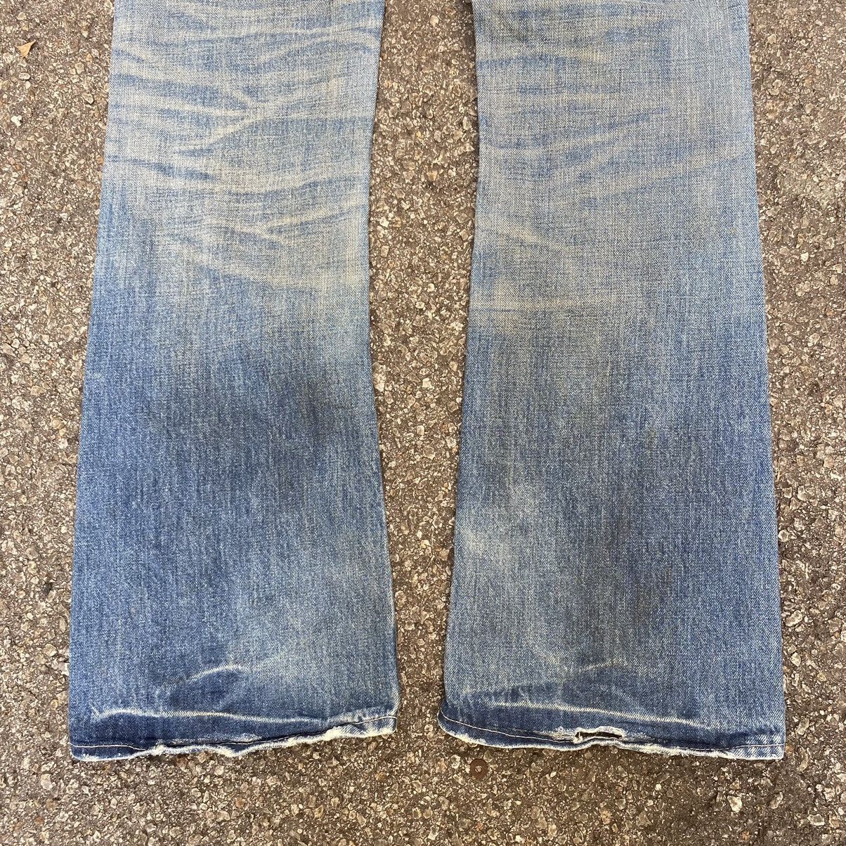 If Six Was Nine Flare Jeans Murder License Low Rise Denim Boot Cut Pants Size US 30 / EU 46 - 12 Thumbnail