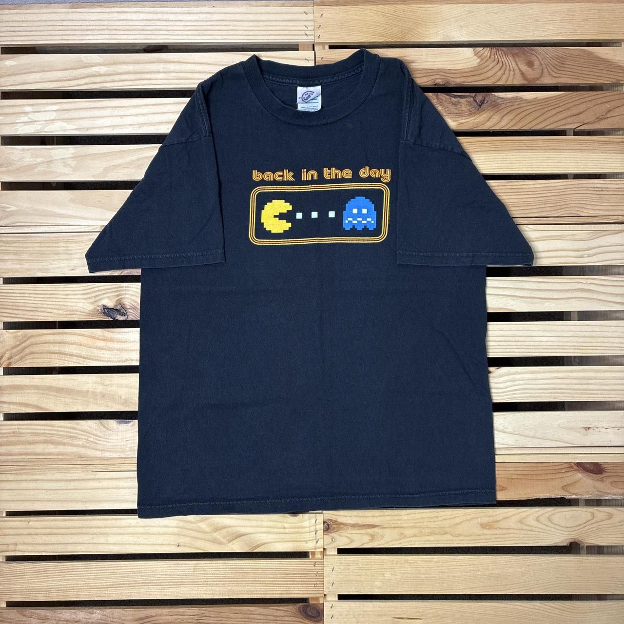 Delta Vintage Pacman Black Video Game Promo Tee Size Medium Size US M / EU 48-50 / 2 - 1 Thumbnail
