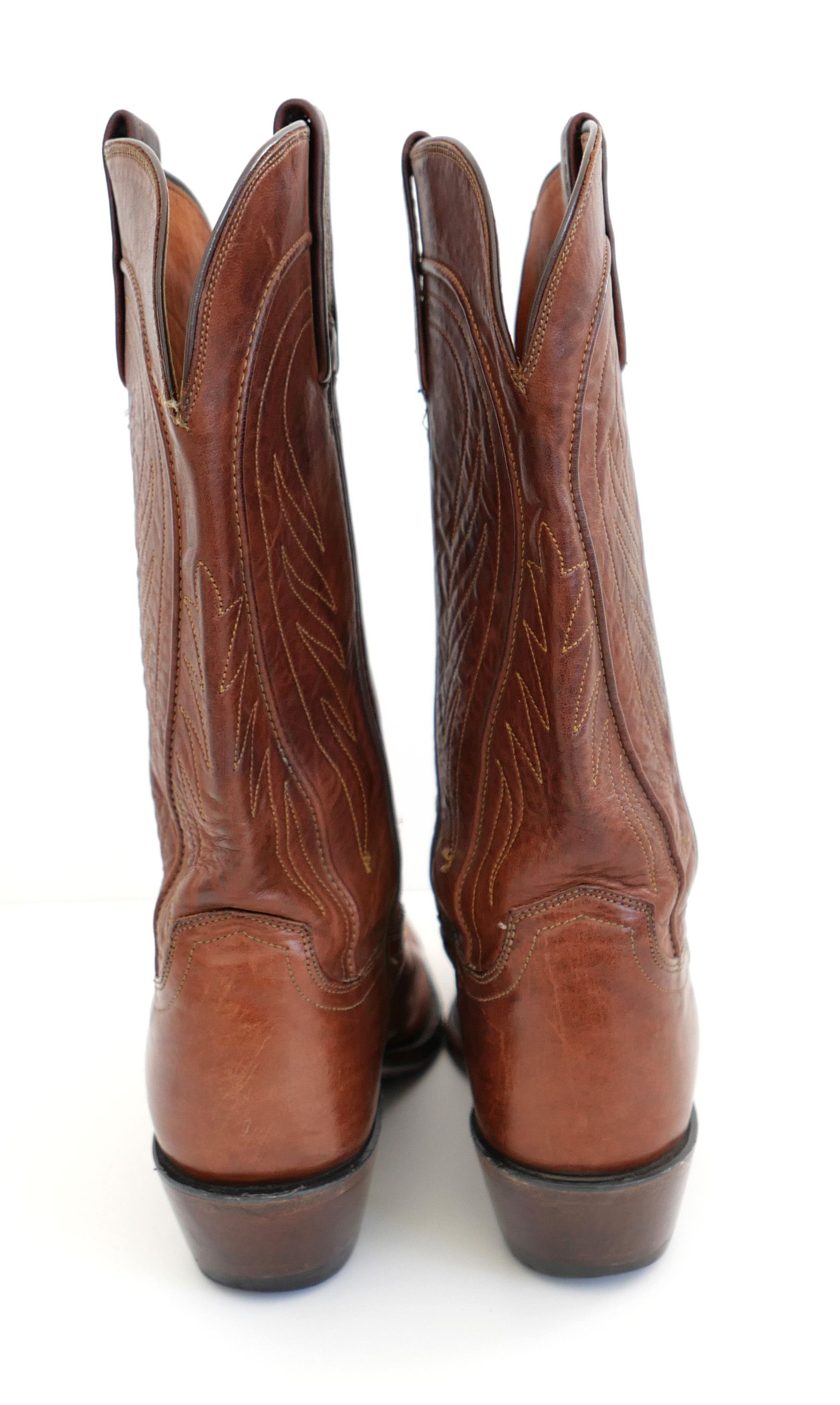 Lucchese Lucchese Wing Stitch Cowboy Boots Size US 7.5 / IT 37.5 - 3 Thumbnail