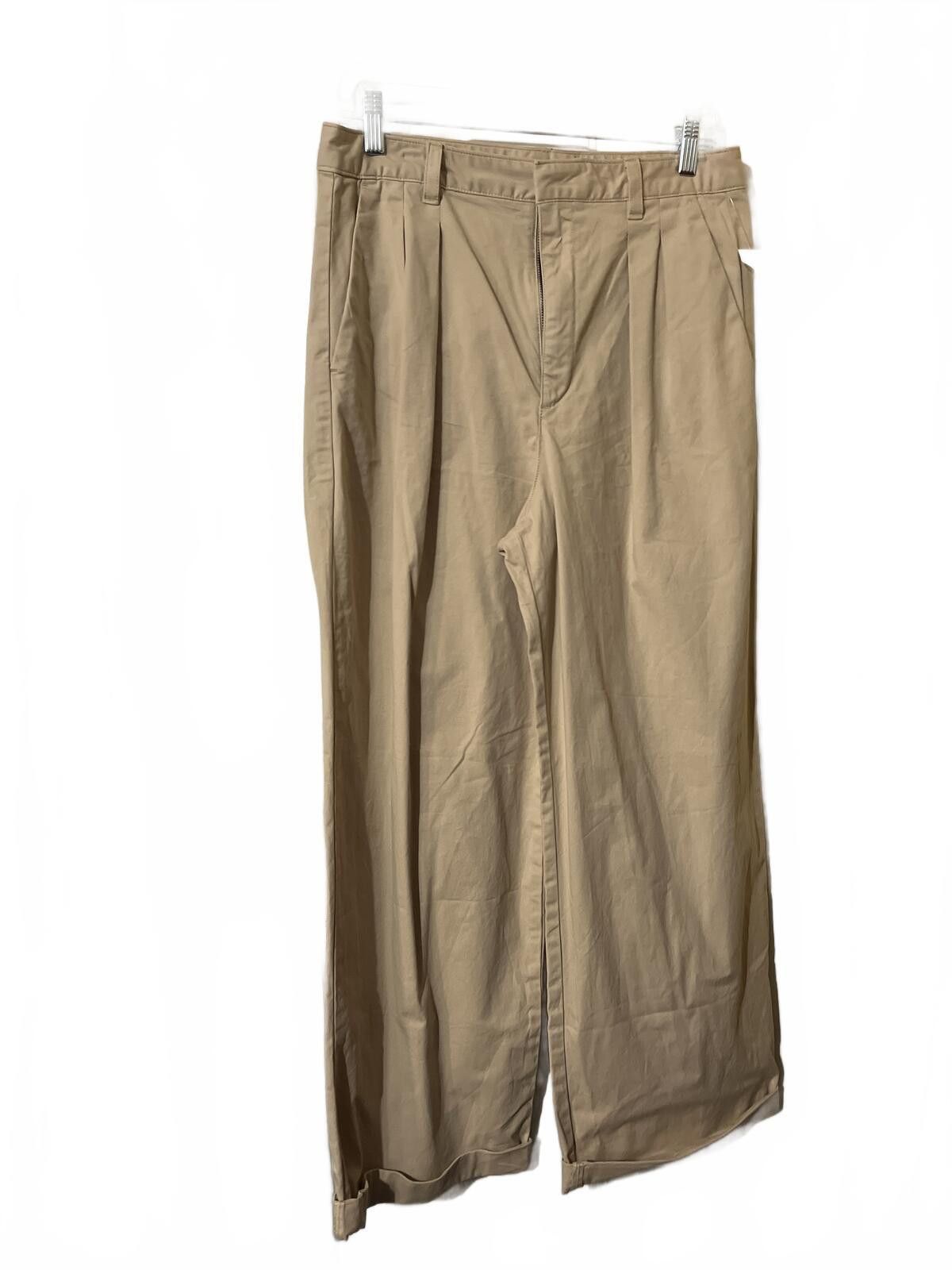 Gap Gap sz10 Wide Leg Beige pleated khaki NWT Coastal grandma Size 32" / US 10 / IT 46 - 2 Thumbnail