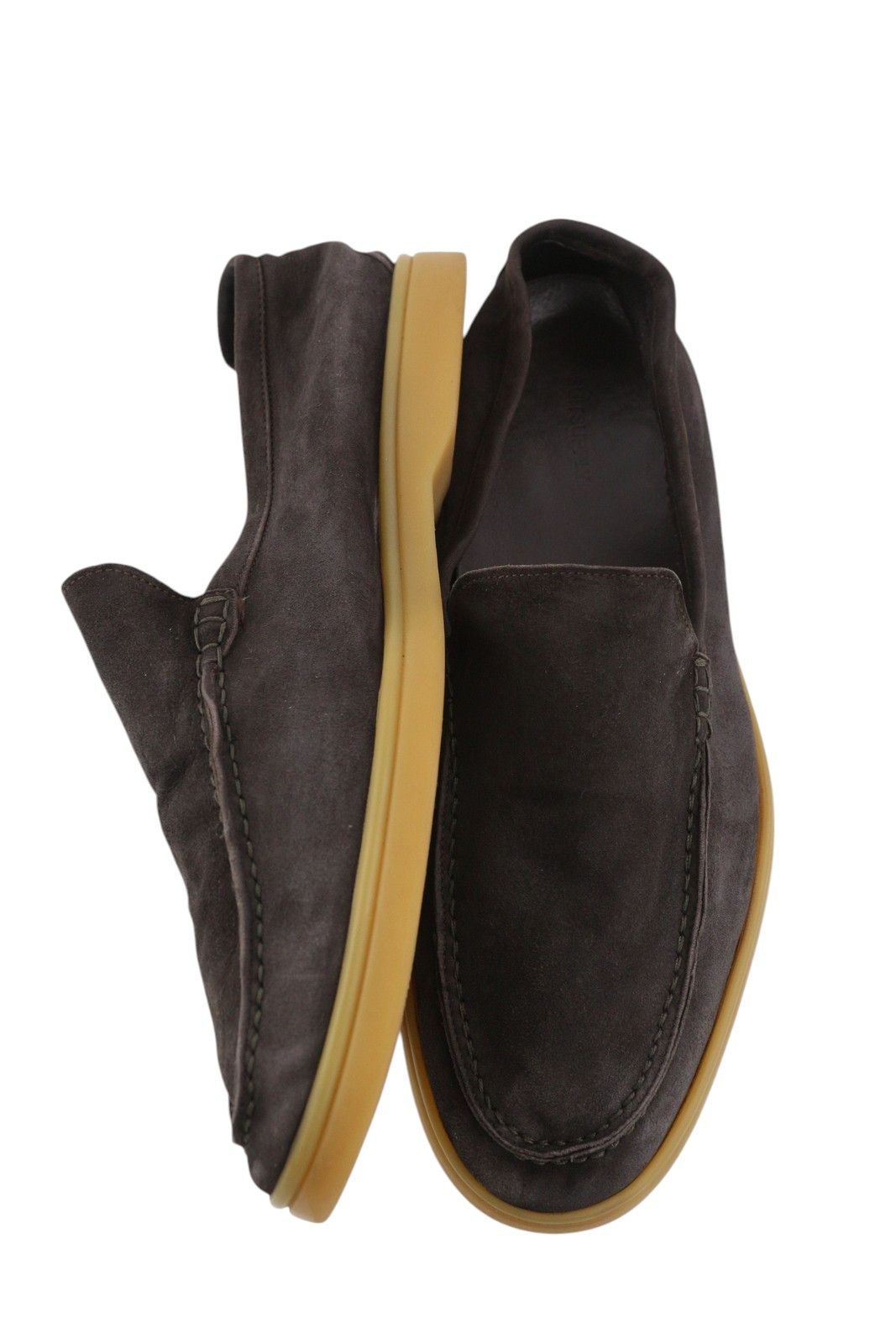 Suitsupply EU42 Brown Suede Leather Almond Toe Slip On Shoes 83575 Size US 9 / EU 42 - 6 Thumbnail