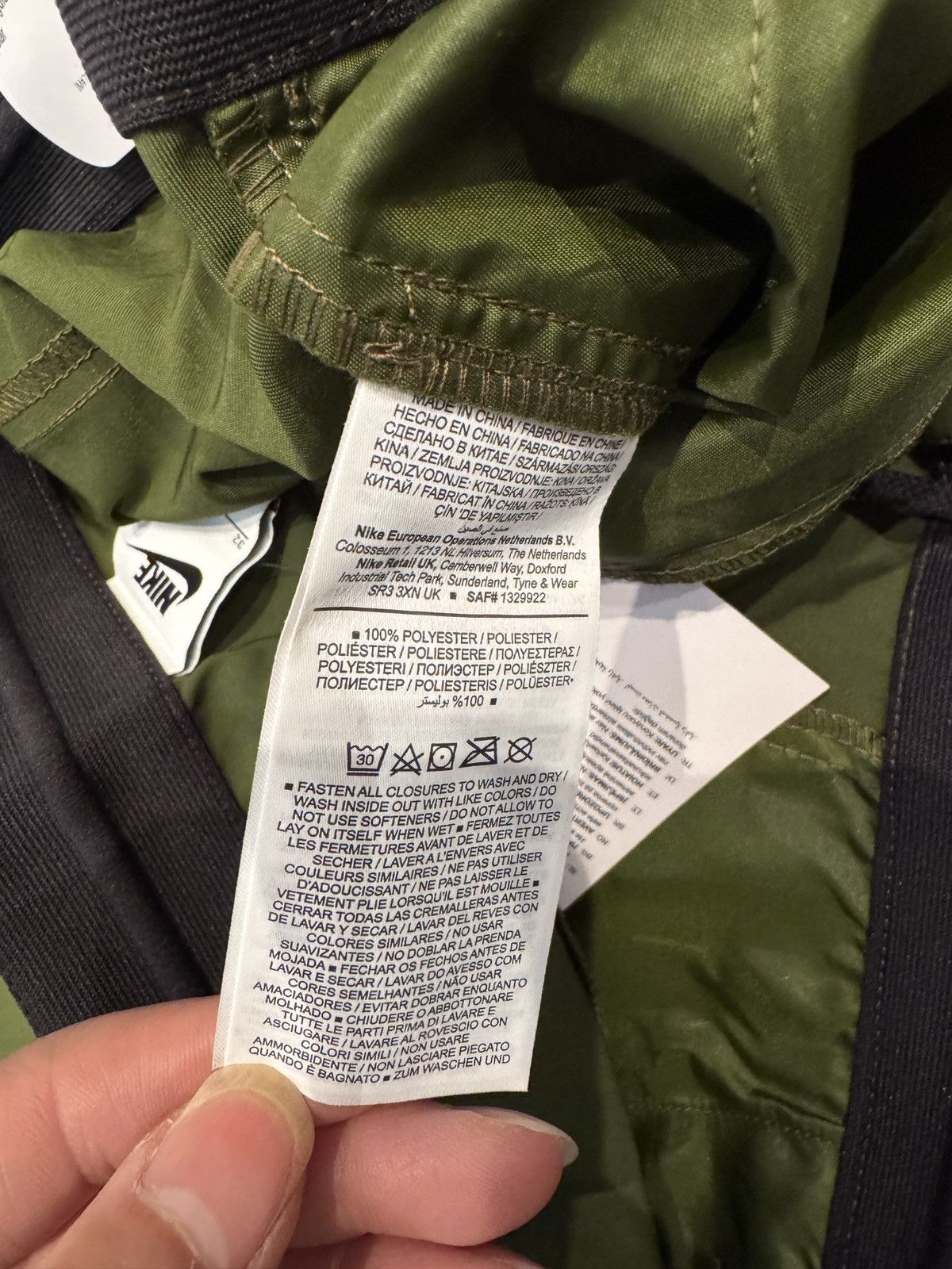 Nike Nike Tech Woven Utility Cargo Pants Khaki Green DH3866 326 Size US 32 / EU 48 - 11 Thumbnail