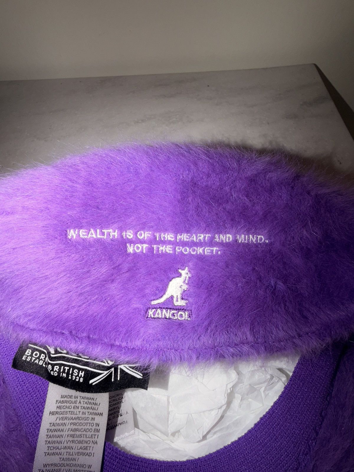 Billionaire Boys Club BILLIONAIRE BOYS CLUB X KANGOL FUGORA HAT PURPLE XL Size ONE SIZE - 4 Thumbnail
