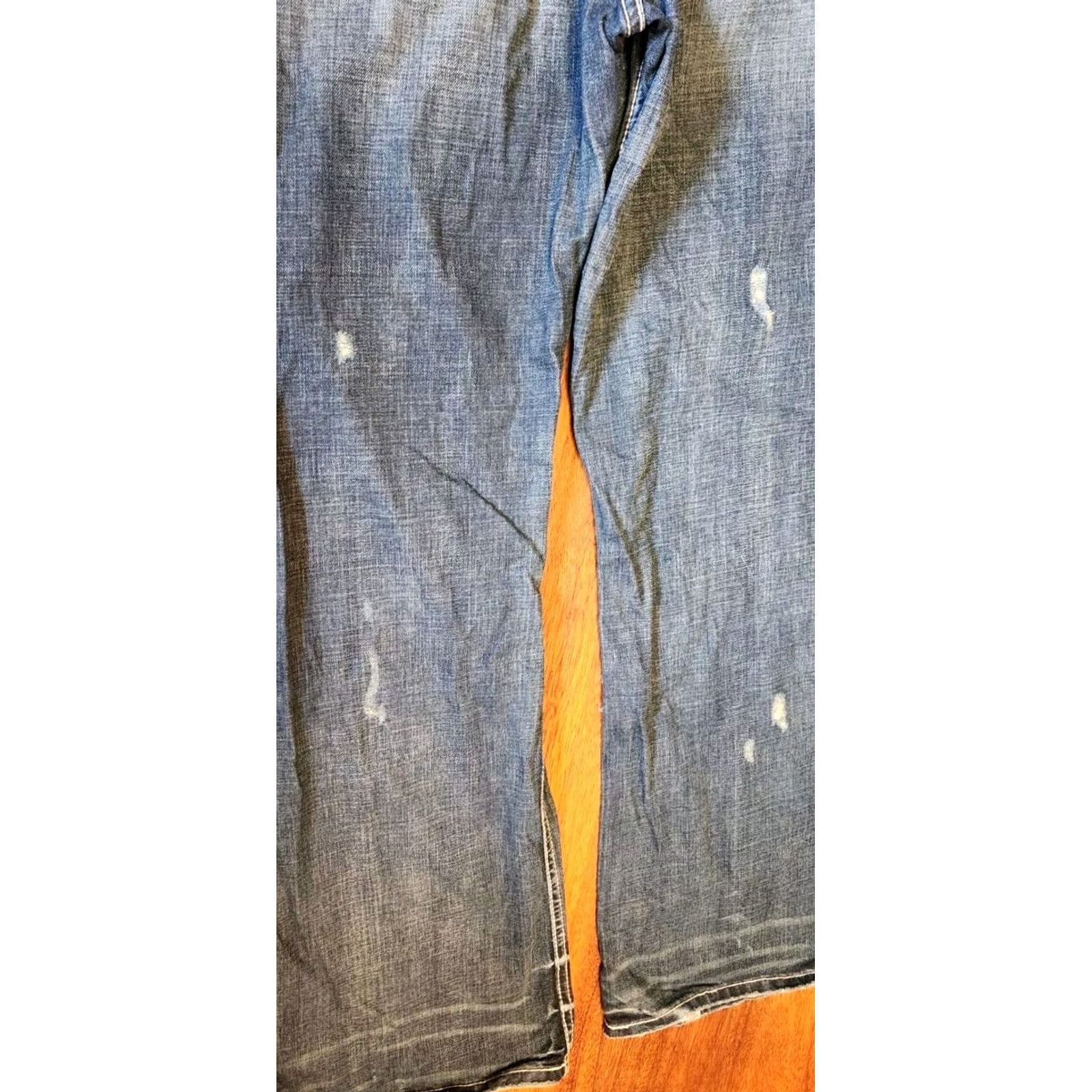 Vintage BKE Tyler Jeans Men's 38x32 Mid-Rise Straight Denim 100% Cotton Blue Regular Buckle Jeans Shirt? Size US 38 / EU 54 - 7 Thumbnail