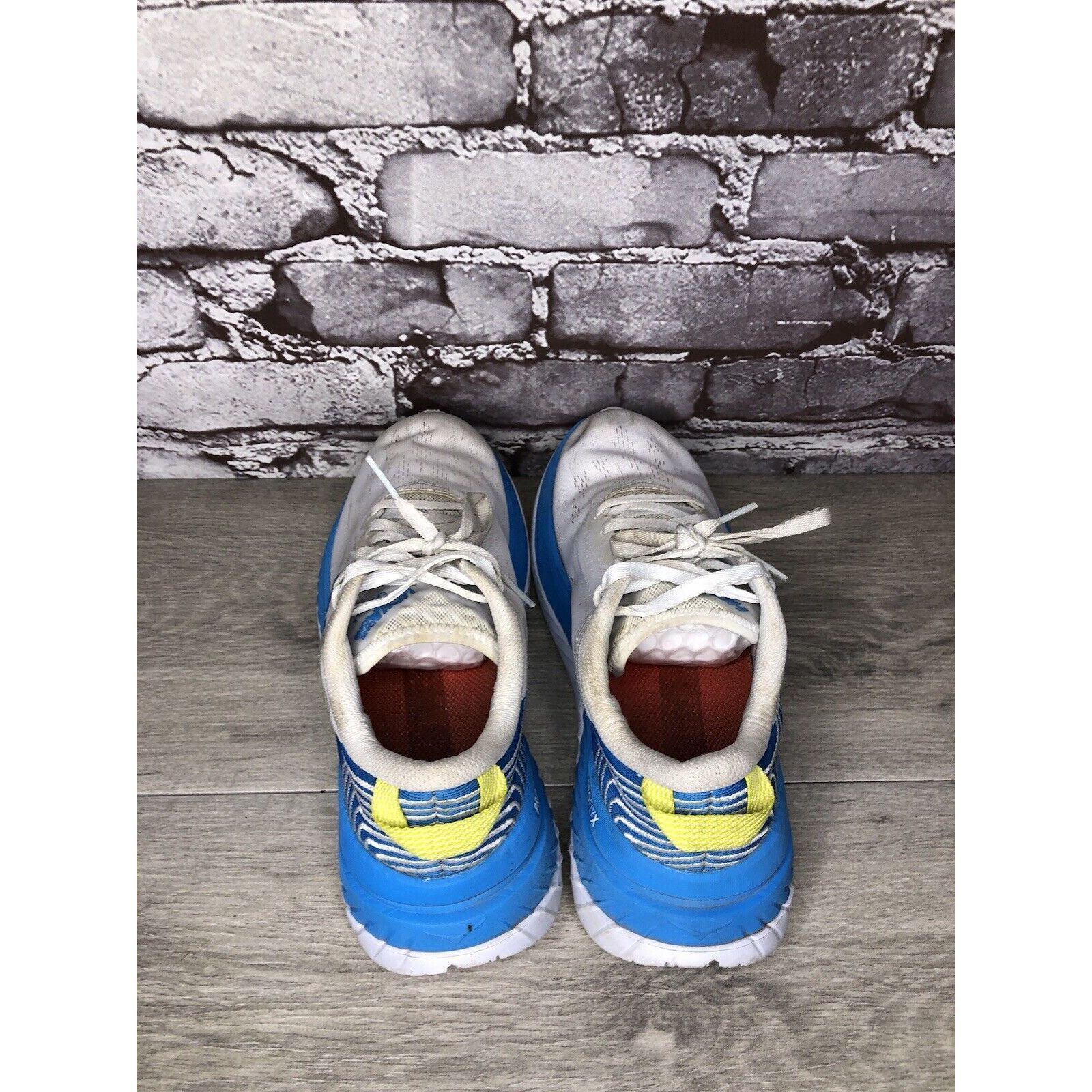 Hoka Hoka One One Carbon X Blue White Running Shoes Women 7B US/3 Size US 7 / IT 37 - 5 Thumbnail