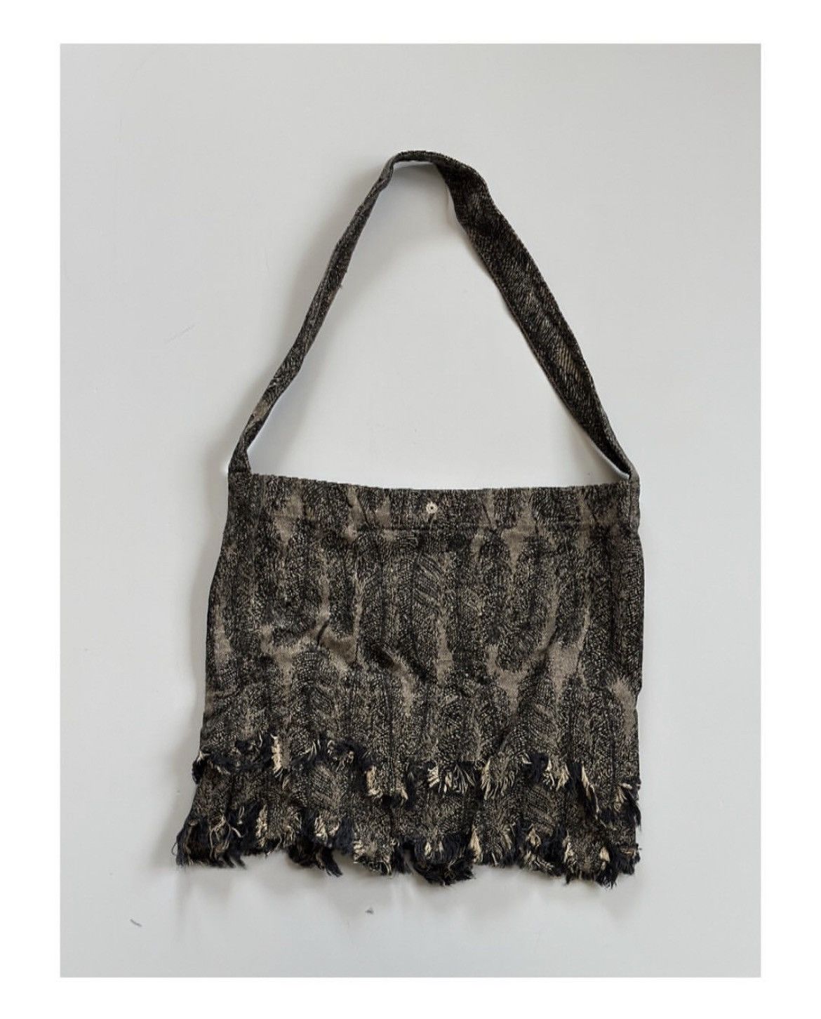 Kapital kapital 12oz feather denim book bag free size Size ONE SIZE - 2 Thumbnail