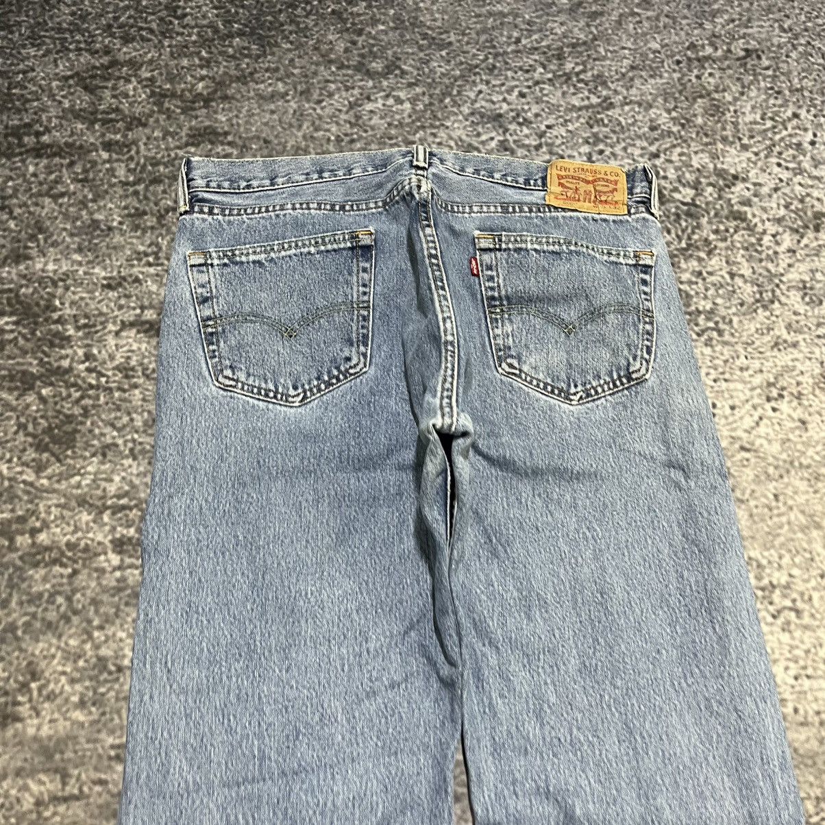 Levi's Vintage Levi's 505 Grunge Skater 2000s Blue Jeans 35x32 Size US 35 - 4 Thumbnail