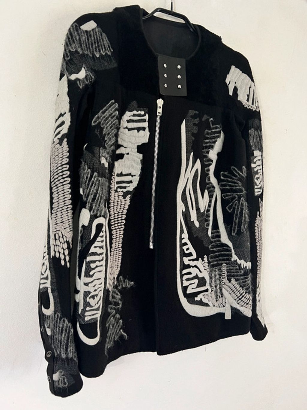 Rick Owens Rick Owens cashmere embroidered coat Size US S / EU 44-46 / 1 - 3 Thumbnail