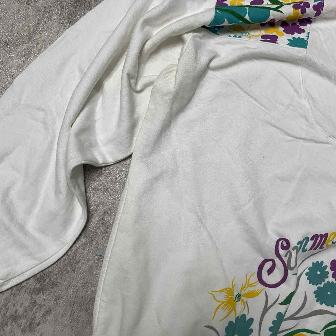 Other White floral embroidered quarter zip jacket jacket Size US M / EU 48-50 / 2 - 5 Thumbnail