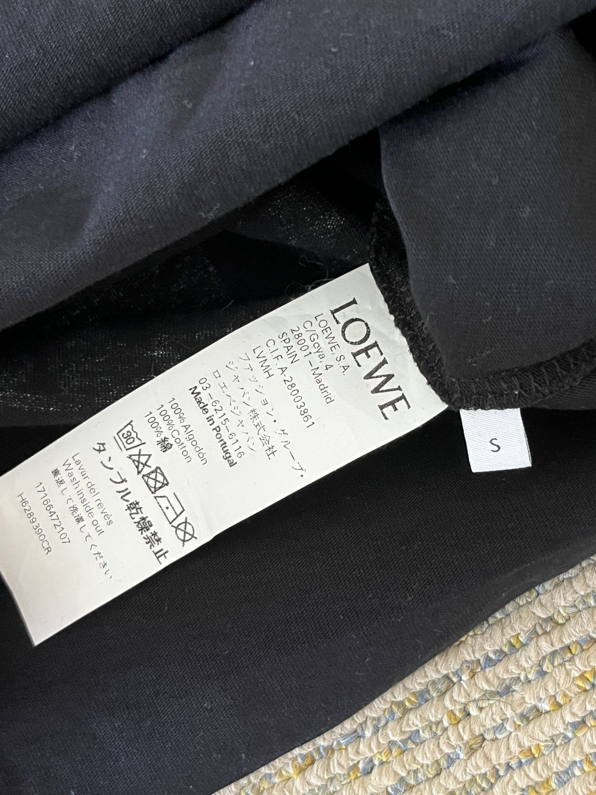 Loewe “Past Present Future” Black T-Shirt Size US S / EU 44-46 / 1 - 6 Thumbnail
