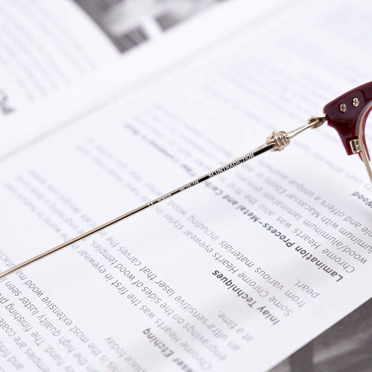 Chrome Hearts CHROME HEARTS SLUNTRADICTION (54) BORDELLO/ GP GLASSES Size ONE SIZE - 10 Thumbnail