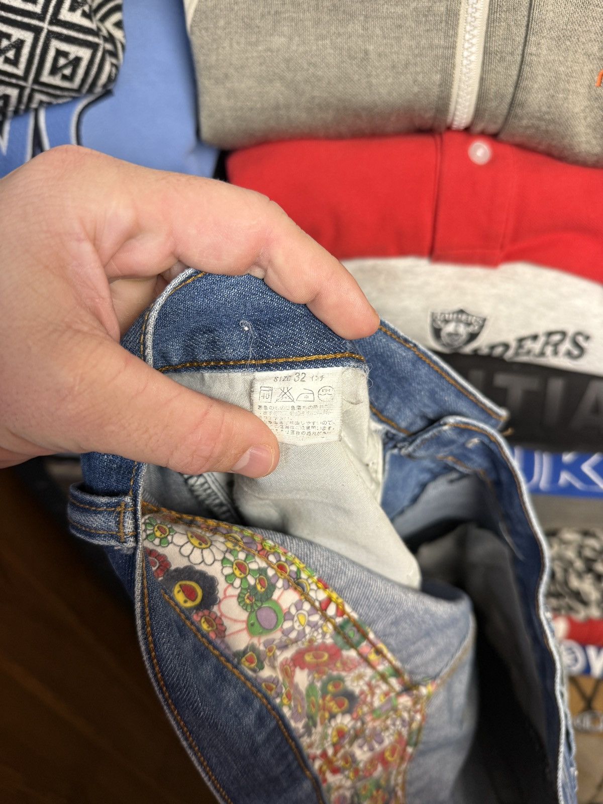 Levi's Levi’s Takashi Murakami Crazy Jeans Shorts Size US 32 / EU 48 - 10 Thumbnail