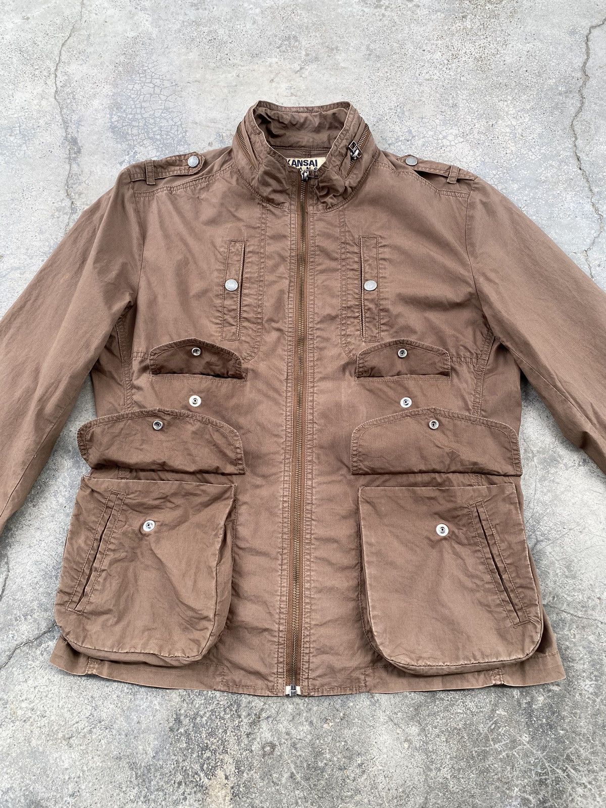 Kansai Yamamoto Vintage Kansai Jeans By Kansai Yamamoto Multi Pocket Jacket Size US M / EU 48-50 / 2 - 4 Thumbnail
