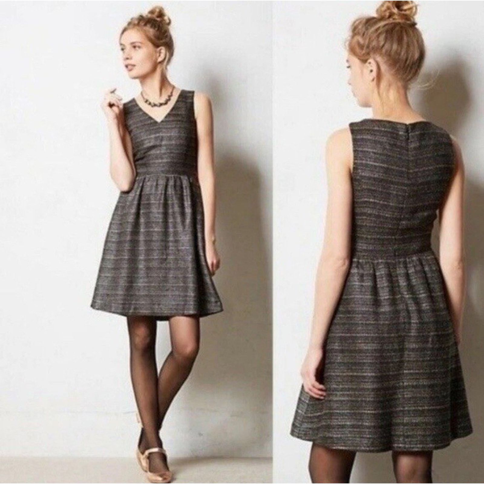 Anthropologie Anthropologie Dress Moulinette Soeurs Lined Zip Sz 0 NWOT Size XS / US 0-2 / IT 36-38 - 1 Thumbnail