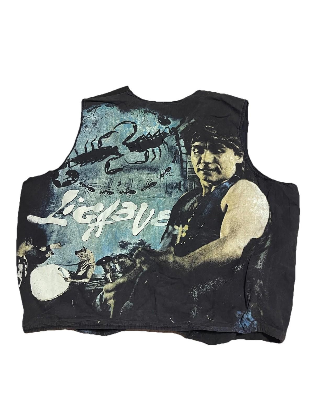 Other VINTAGE 90s Ligabue ALL OVER PRINT EMPIRE METAL VEST H66 Size US XL / EU 56 / 4 - 6 Thumbnail
