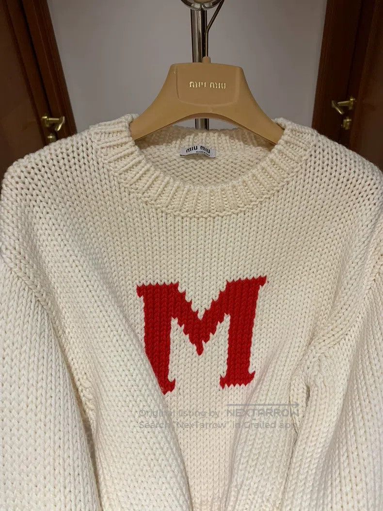 Miu Miu Miu Miu 38 Knitted sweater Size M / US 6-8 / IT 42-44 - 5 Thumbnail