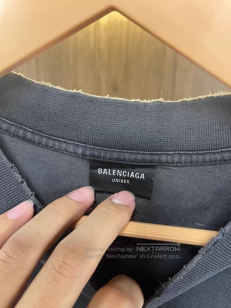 Balenciaga Balenciaga Black Logo Short Sleeve T-Shirt Size US S / EU 44-46 / 1 - 5 Thumbnail
