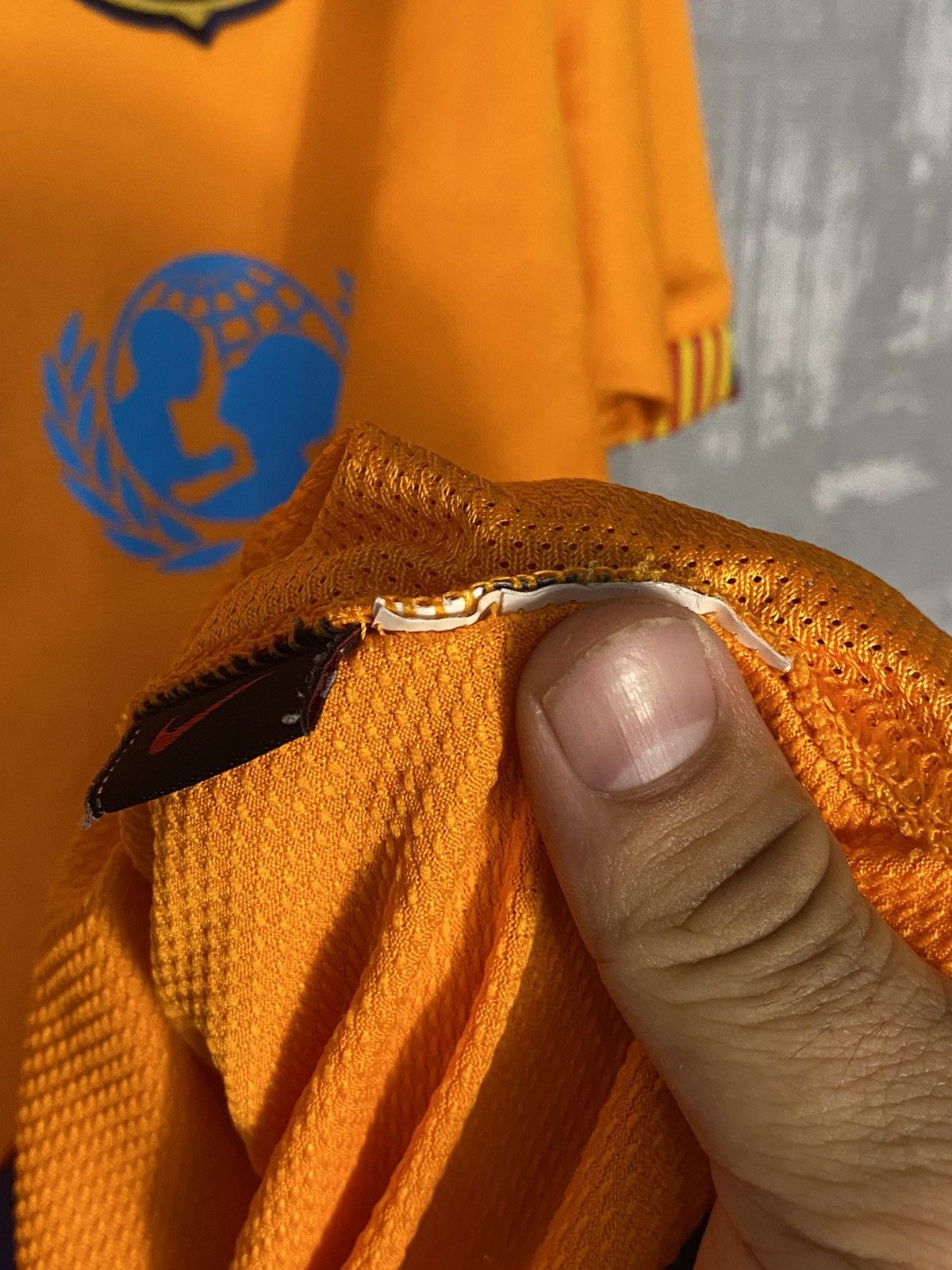 Nike 2006 Vintage Barcelona Nike Soccer Jersey UNICEF top Size US M / EU 48-50 / 2 - 4 Thumbnail