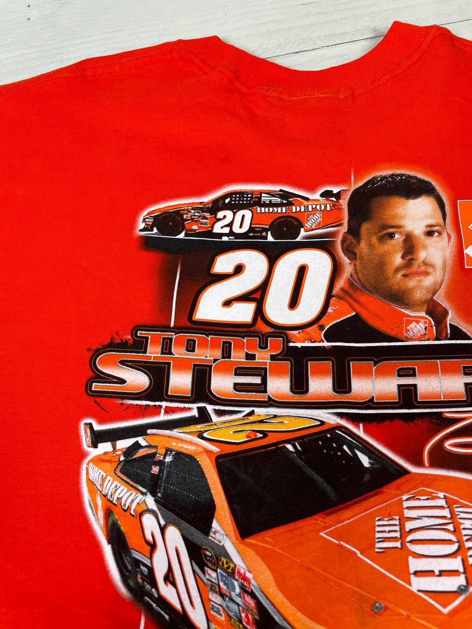 NASCAR Vintage Nascar Tony Stewart #20 Racing Daytona 500 T-Shirt Size US XL / EU 56 / 4 - 13 Thumbnail