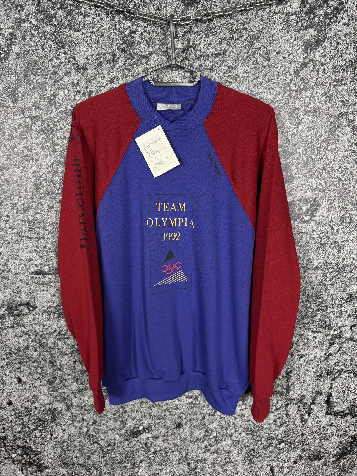 Adidas Rare Adidas Team Olympia 1992 Barcelona Olympic Games 90s Size US L / EU 52-54 / 3 - 1 Thumbnail