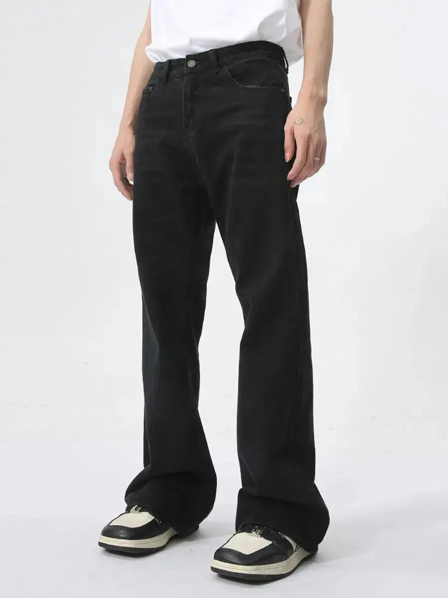 Japanese Brand Retro loose high street micro flared jeans Size US 32 / EU 48 - 6 Thumbnail