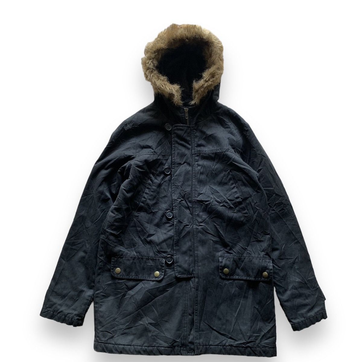 If Six Was Nine × Le Grande Bleu (L.G.B.) LGB fur hoodie