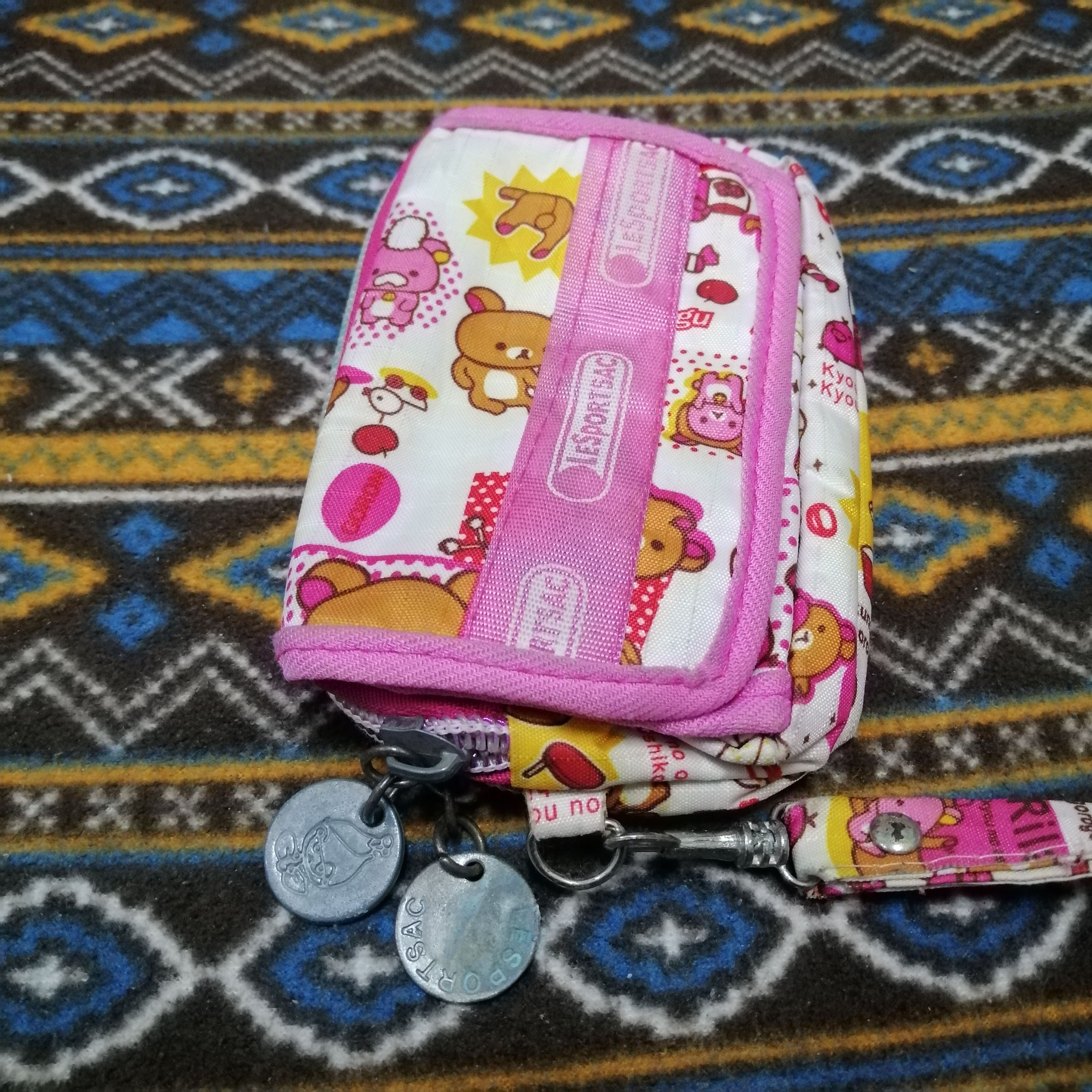 Japanese Brand Lesportsac X Rilakkuma Key Case & Coin Slot Purse Size ONE SIZE - 7 Thumbnail