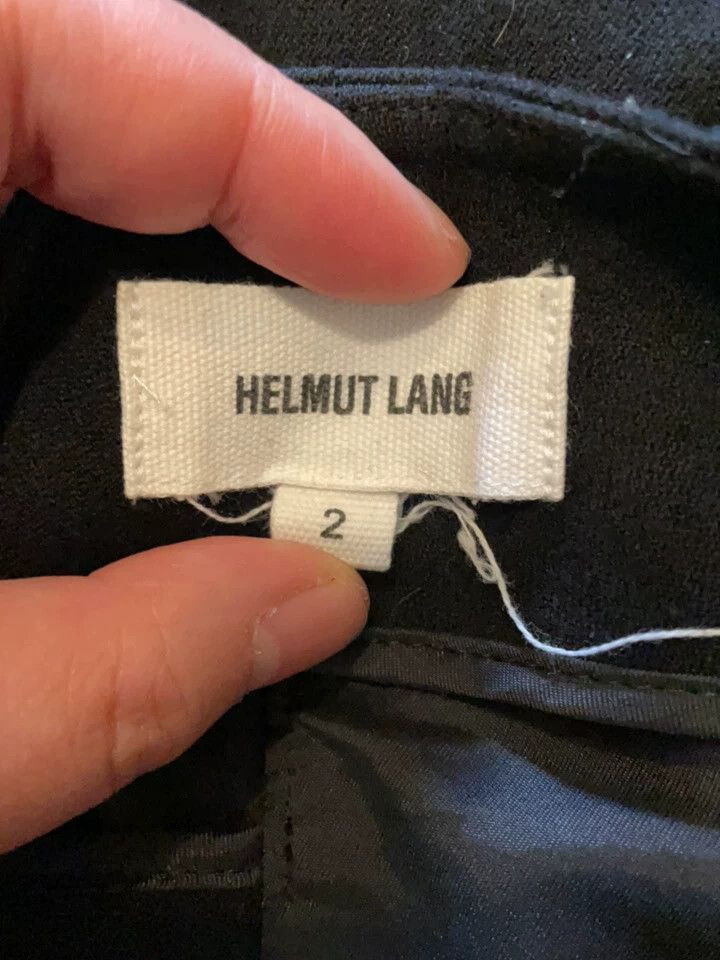 Helmut Lang HELMUT LANG size2 98% wool trouser leg zipper pants for wom Size 28" / US 6 / IT 42 - 4 Thumbnail