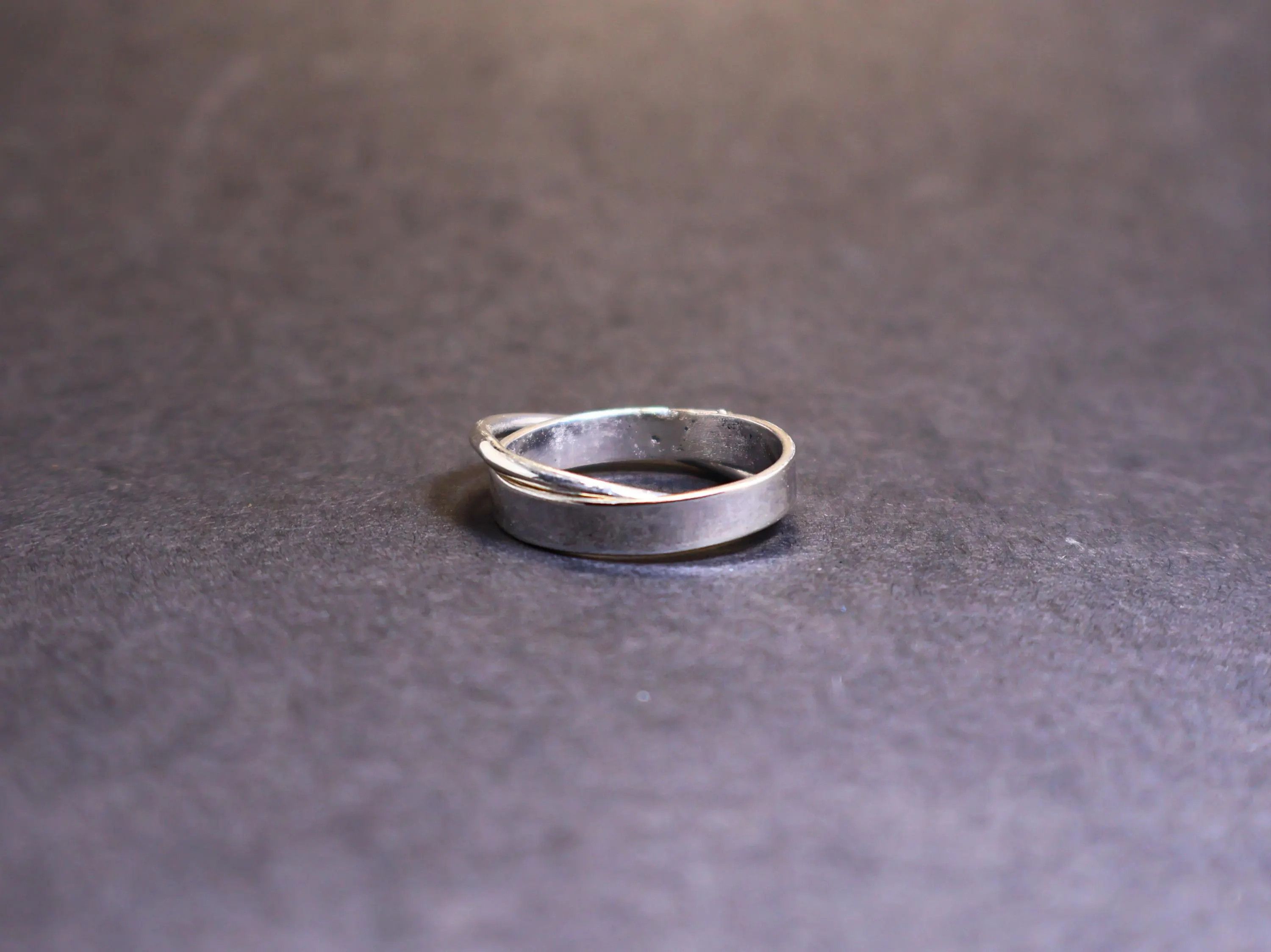 Handmade Rolling Band Ring, 925 Sterling Silver, Handmade Band Gifts, Size ONE SIZE - 2 Thumbnail