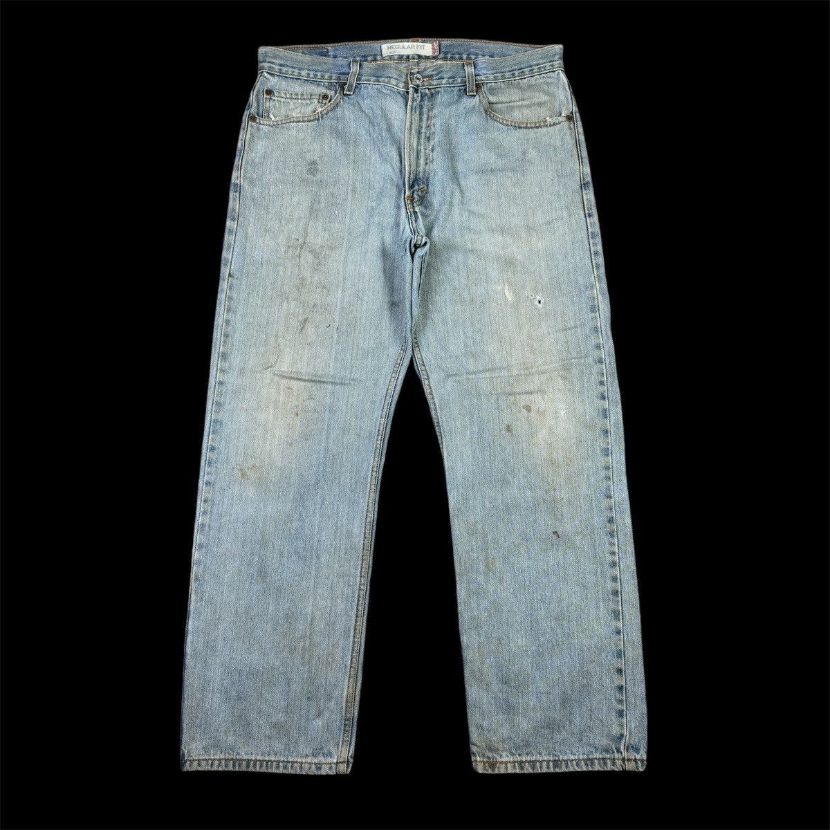 If Six Was Nine × Levi's × Vintage 💥Vintage Y2K Levis 505 Sick Dirty Rusty Washed Blue Jean Size US 36 / EU 52 - 1 Thumbnail