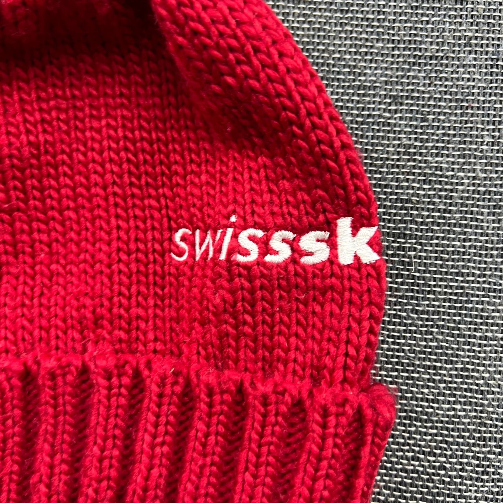 Vintage VINTAGE Weidmann Switzerland Ski Beanie Hat Unisex Adults One Size Red Cuffed Flag Size ONE SIZE - 5 Thumbnail