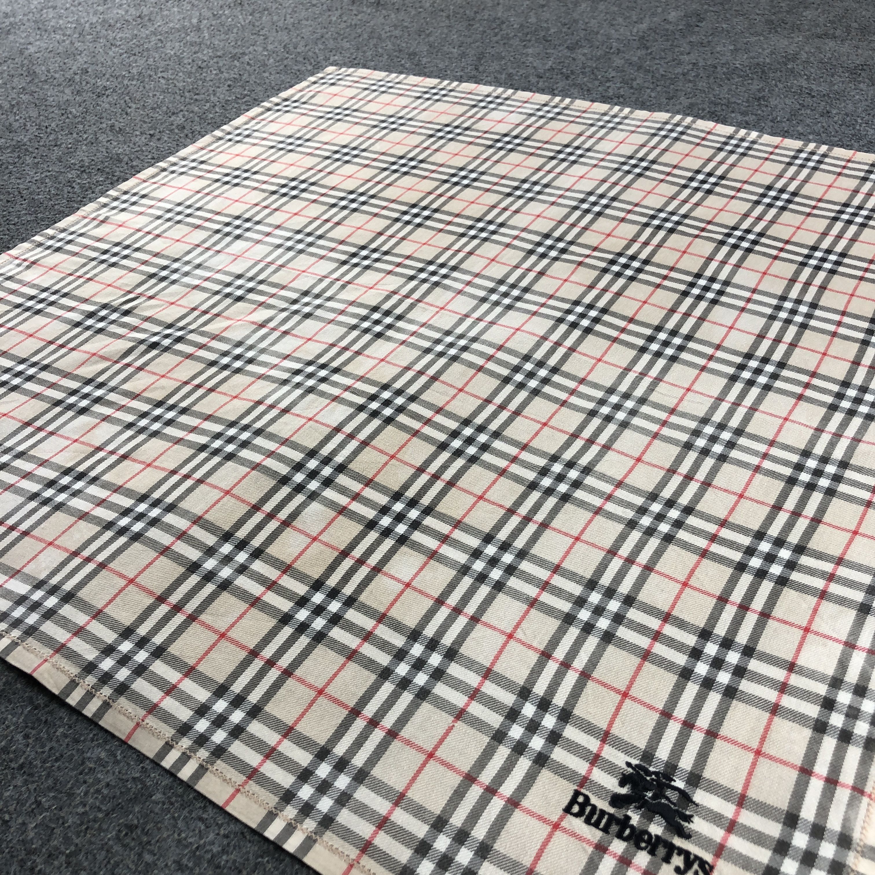 Burberry Burberry Handkerchief Neckerchief Bandana H2666 Size ONE SIZE - 3 Thumbnail
