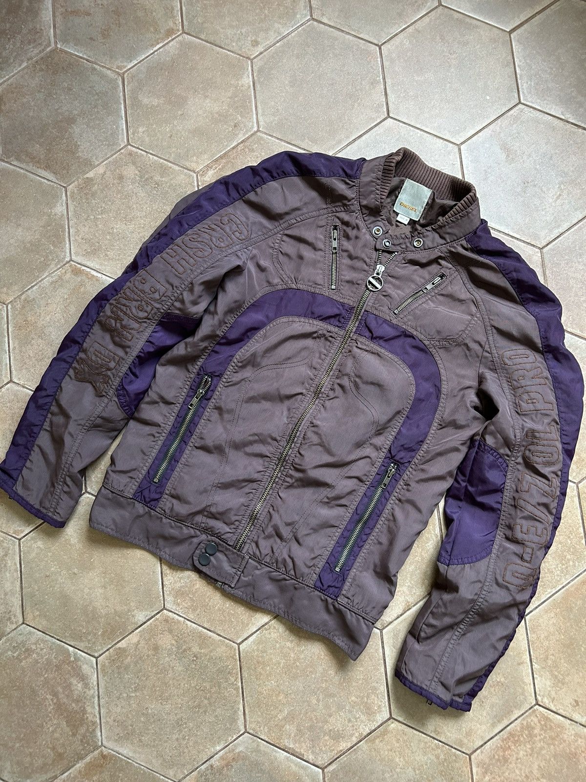 Diesel × Vintage Vintage Diesel Jacket Velvet Corduroy Retro Hype Y2K Size US M / EU 48-50 / 2 - 2 Thumbnail