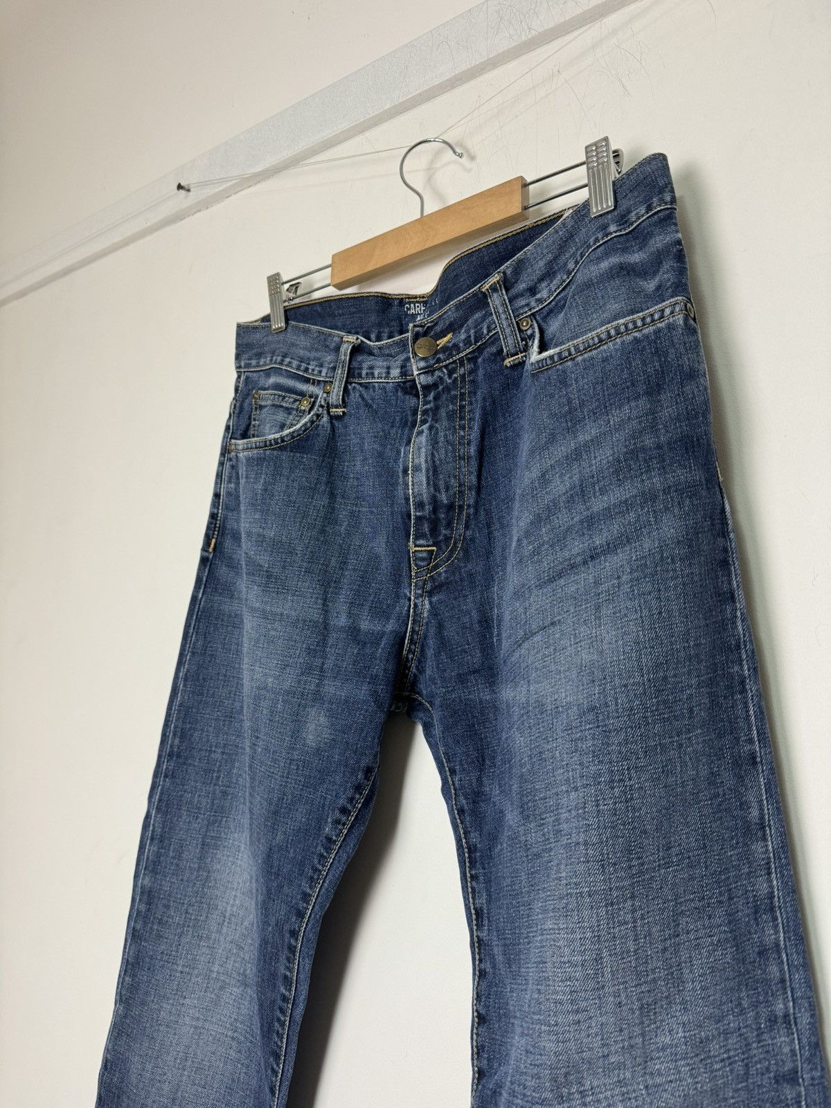 Carhartt Carhartt denim jeans selvedge davies pants streetwear work Size US 31 - 9 Thumbnail