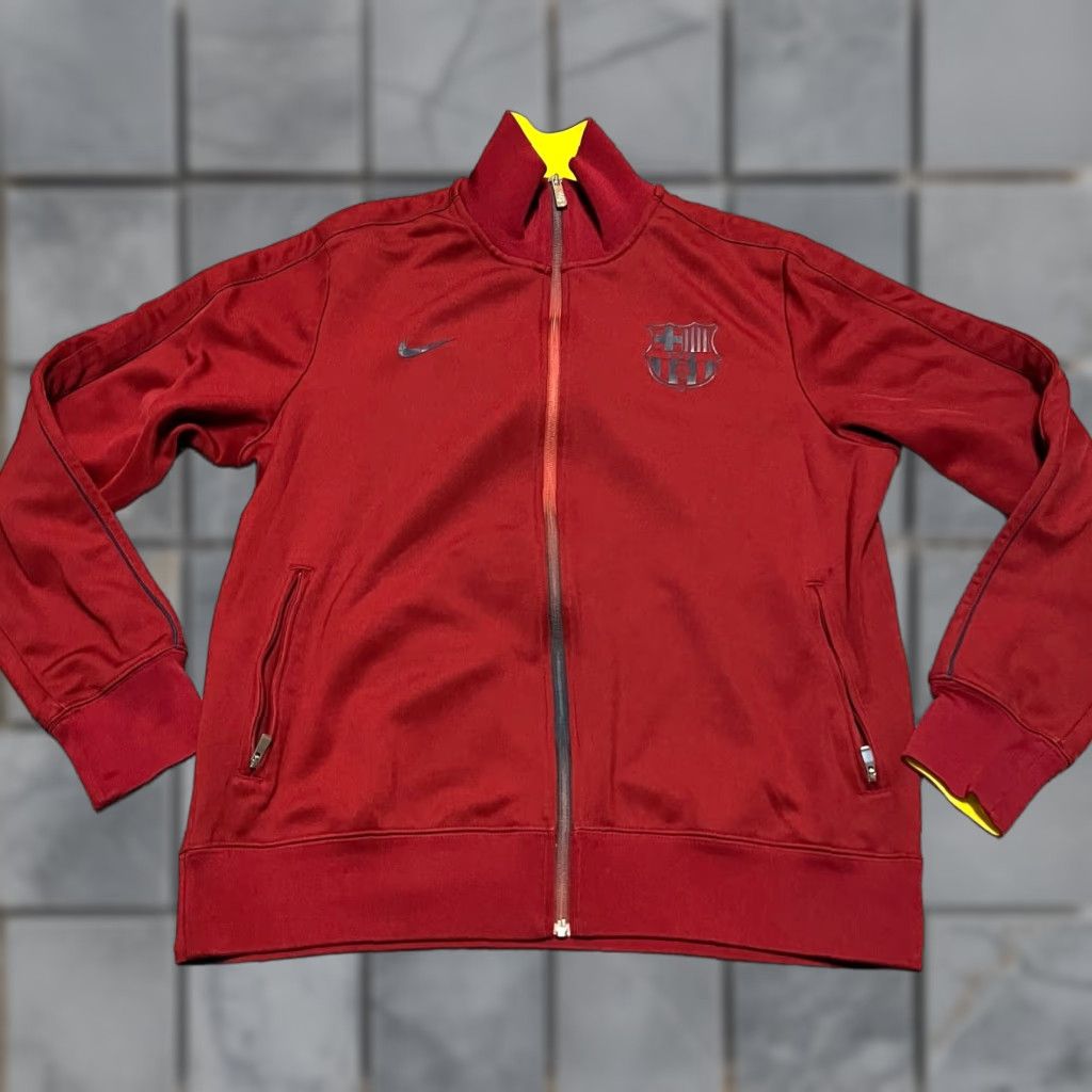 Nike Nike Jacket Track FC Barcelona Full Zip Mens XL Red 478157 Size US XL / EU 56 / 4 - 1 Thumbnail