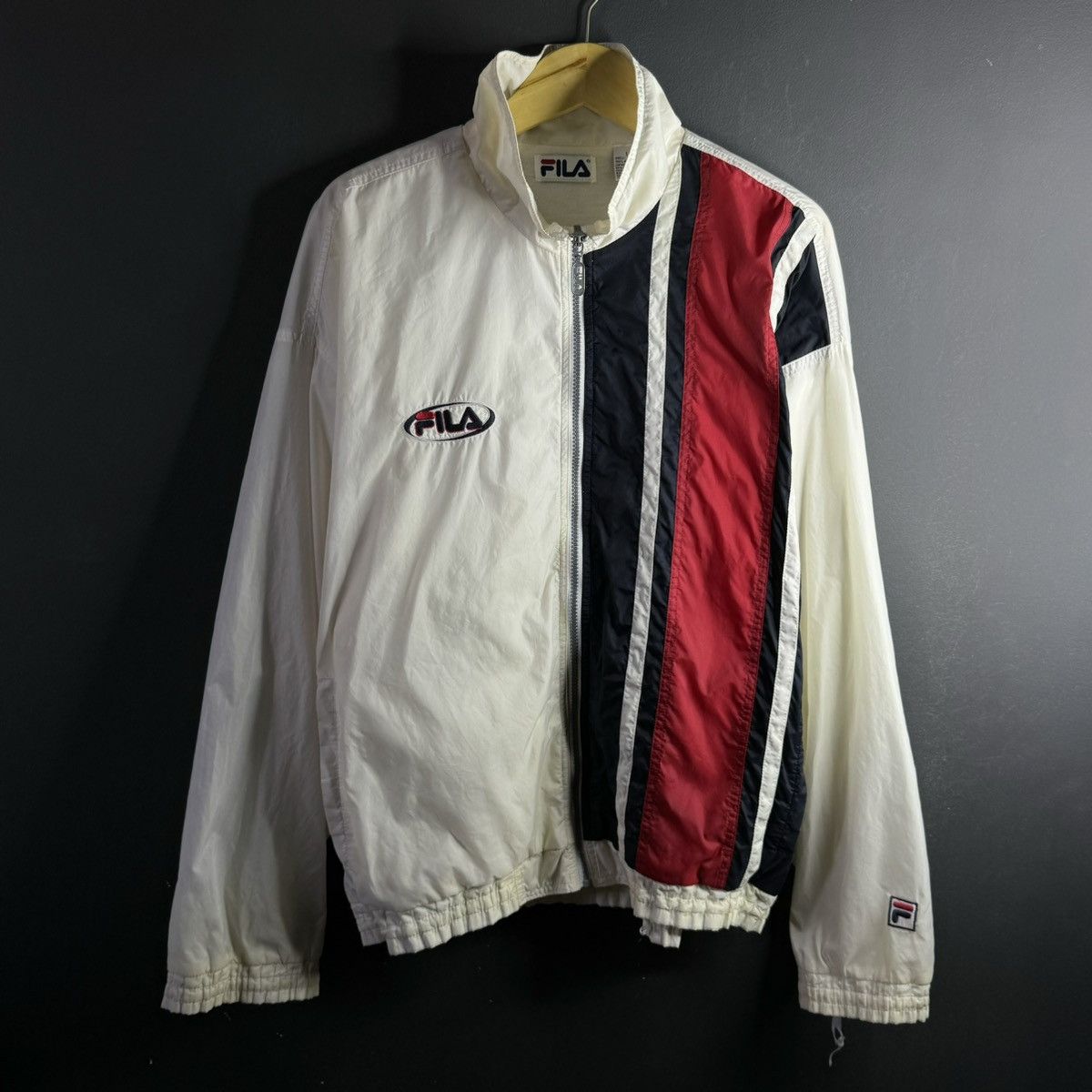 Fila Vintage 1990's Fila Windbreaker Size US L / EU 52-54 / 3 - 1 Thumbnail