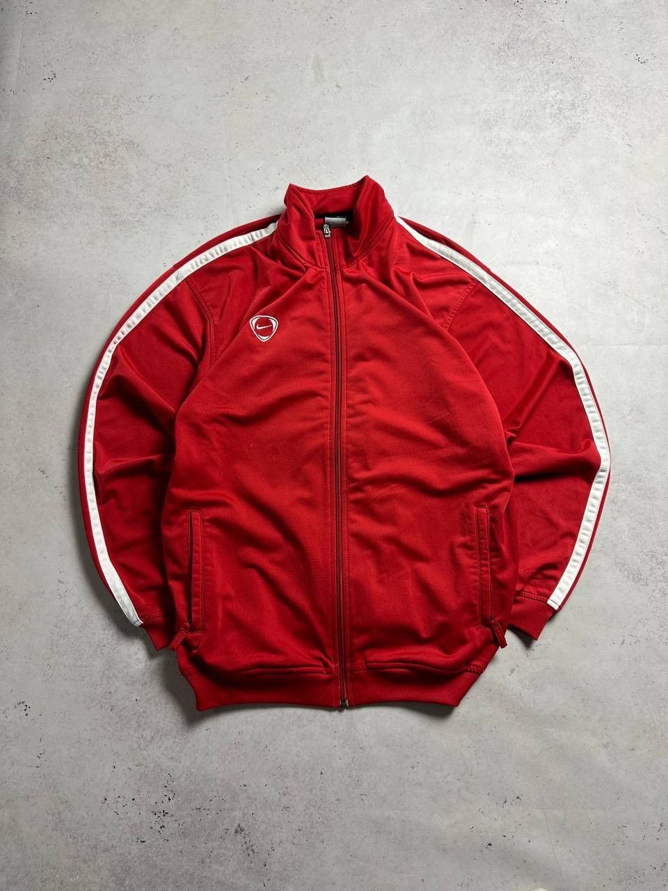Nike Vintage Nike Swoosh Olympic Boxy Zip Jacket Y2K L Size US L / EU 52-54 / 3 - 1 Thumbnail