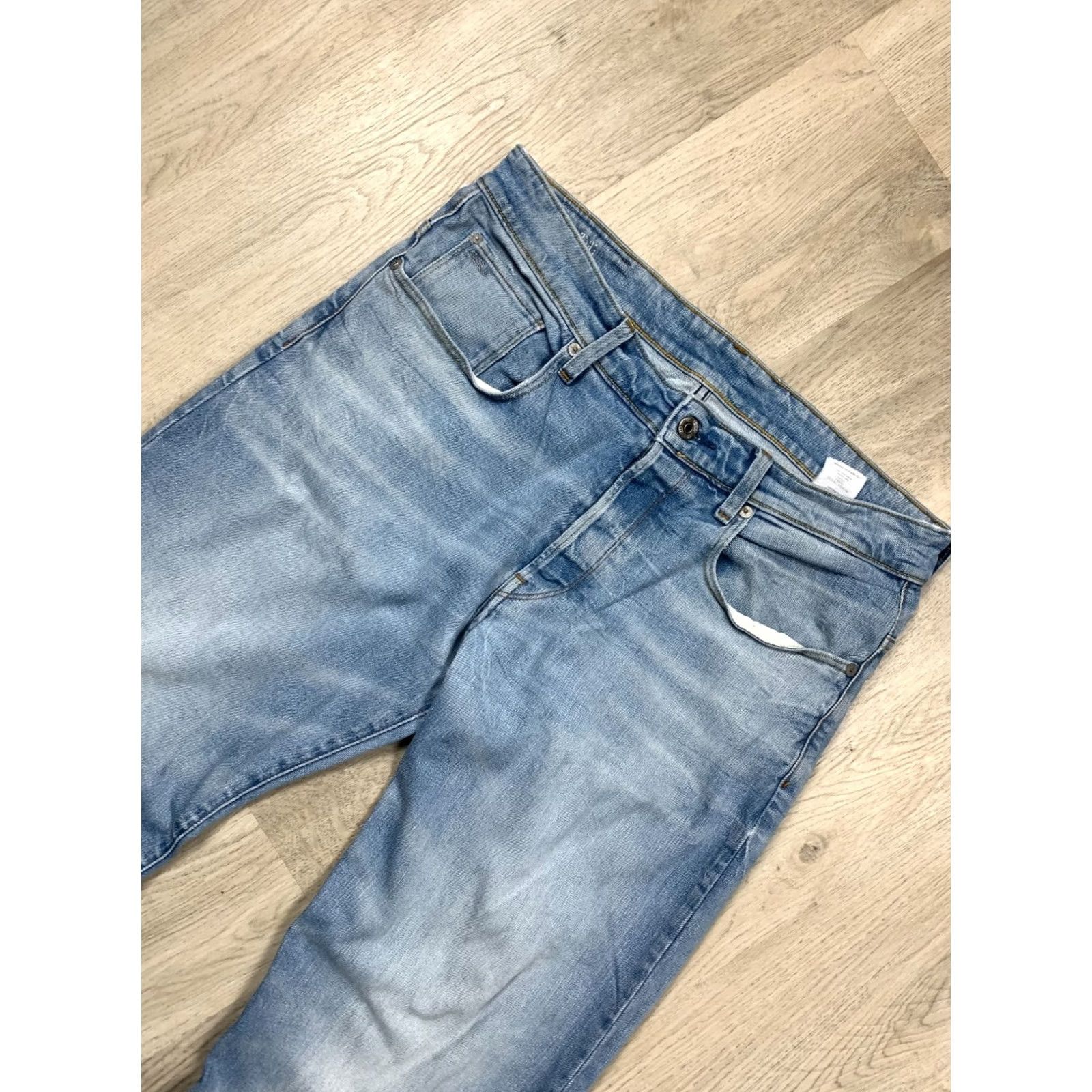 G-Star G Star Raw Vintage Jeans Denim Pants Mens Size 32 Blue 34 Inseam 86 cm 33 Waist Tapered Regular Fit 80s 90s Vintage Mens Jeans Size US 33 - 7 Thumbnail